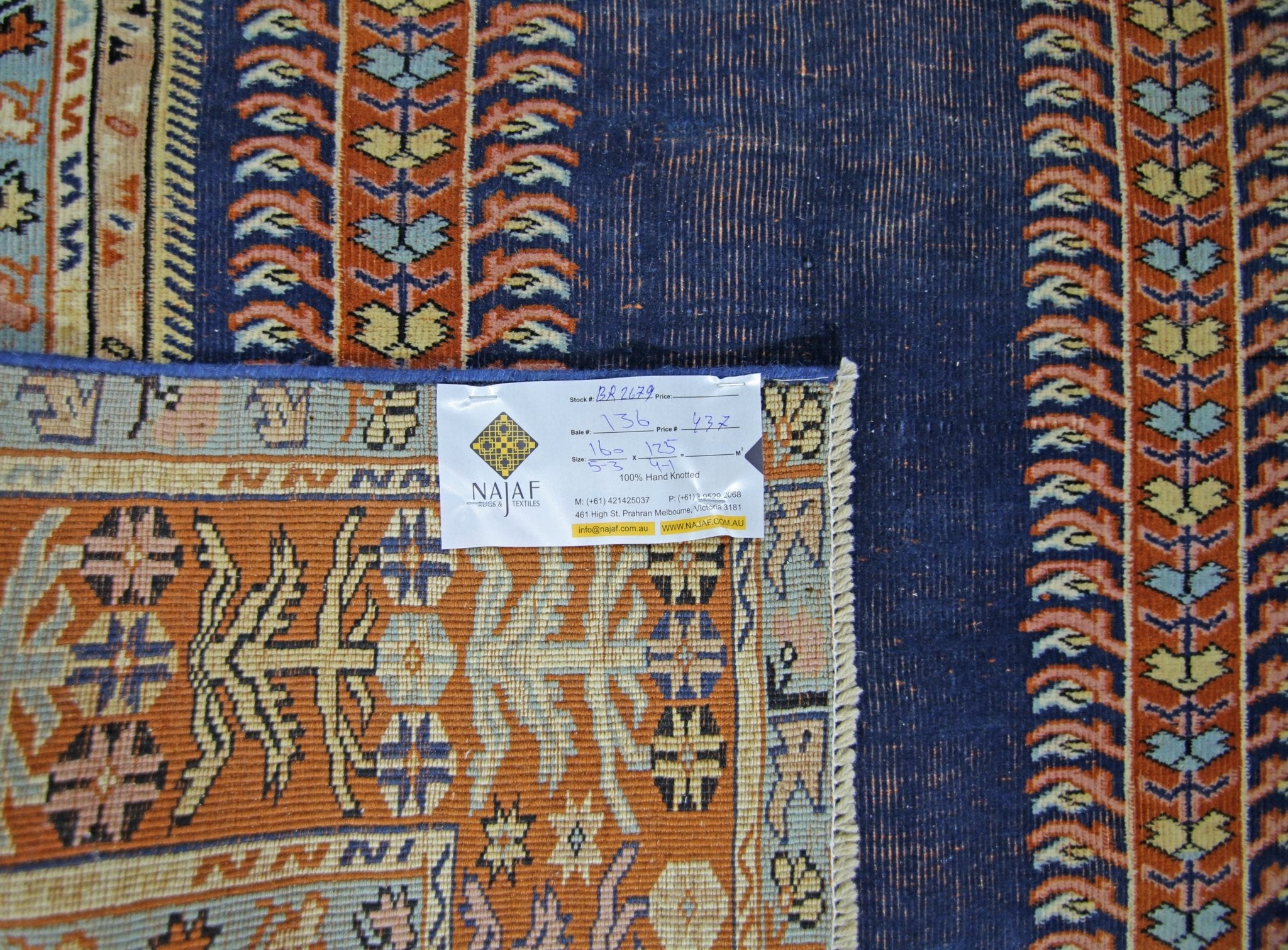 Handmade Vintage Persian Prayer Rug | 160 x 125 cm | 5'3" x 4'1" - Najaf Rugs & Textile