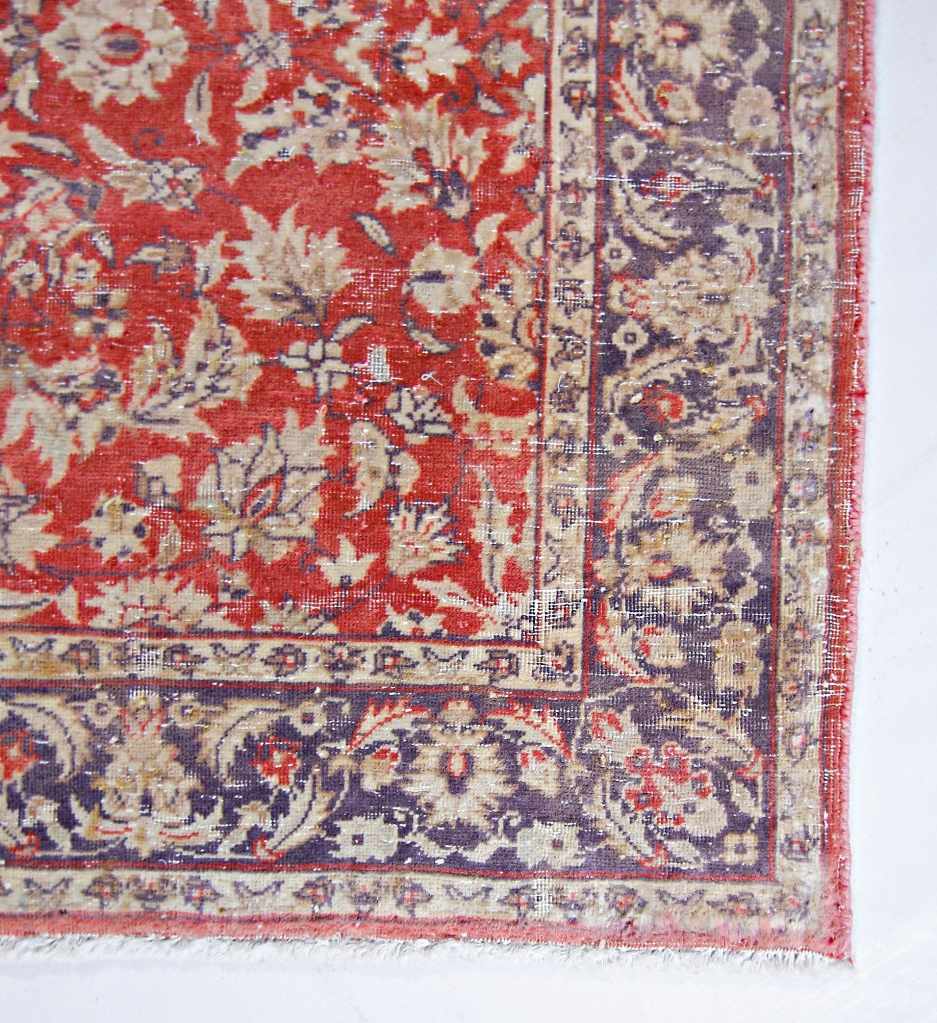 Handmade Vintage Persian Rug | 120 x 82 cm | 3'11" x 2'8" - Najaf Rugs & Textile