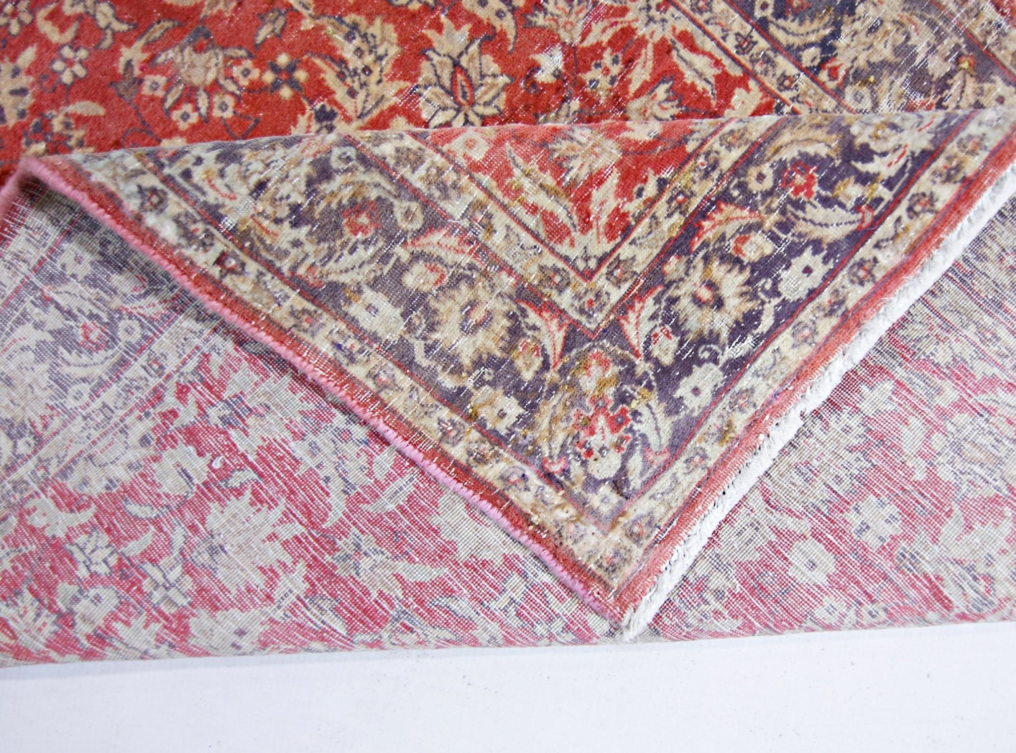 Handmade Vintage Persian Rug | 120 x 82 cm | 3'11" x 2'8" - Najaf Rugs & Textile