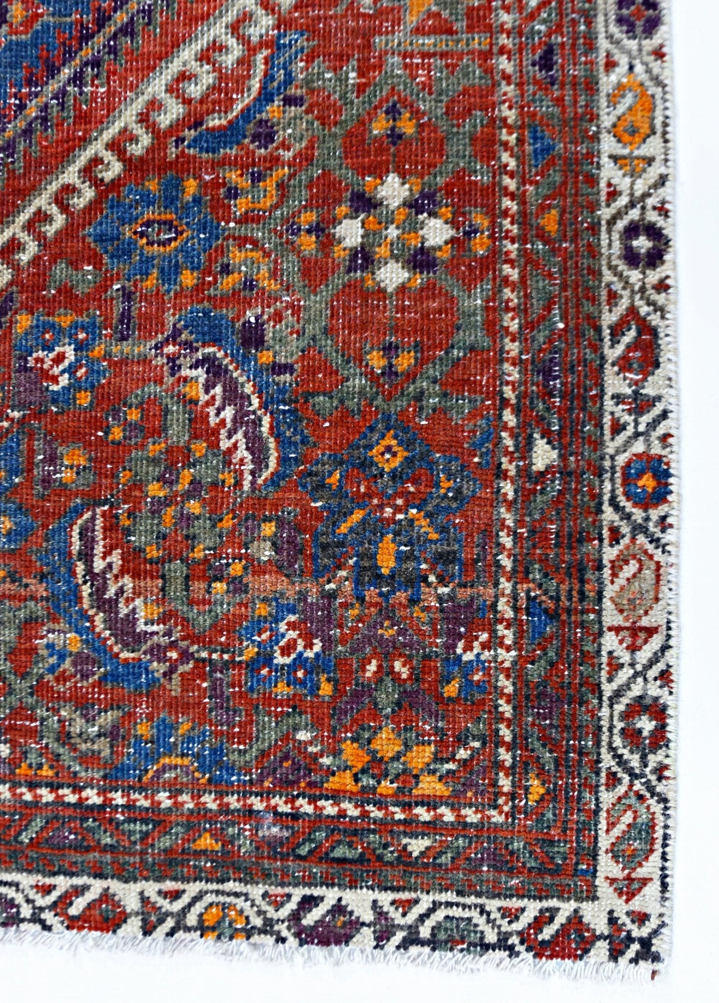 Handmade Vintage Persian Rug | 121 x 71 cm | 4' x 2'4" - Najaf Rugs & Textile