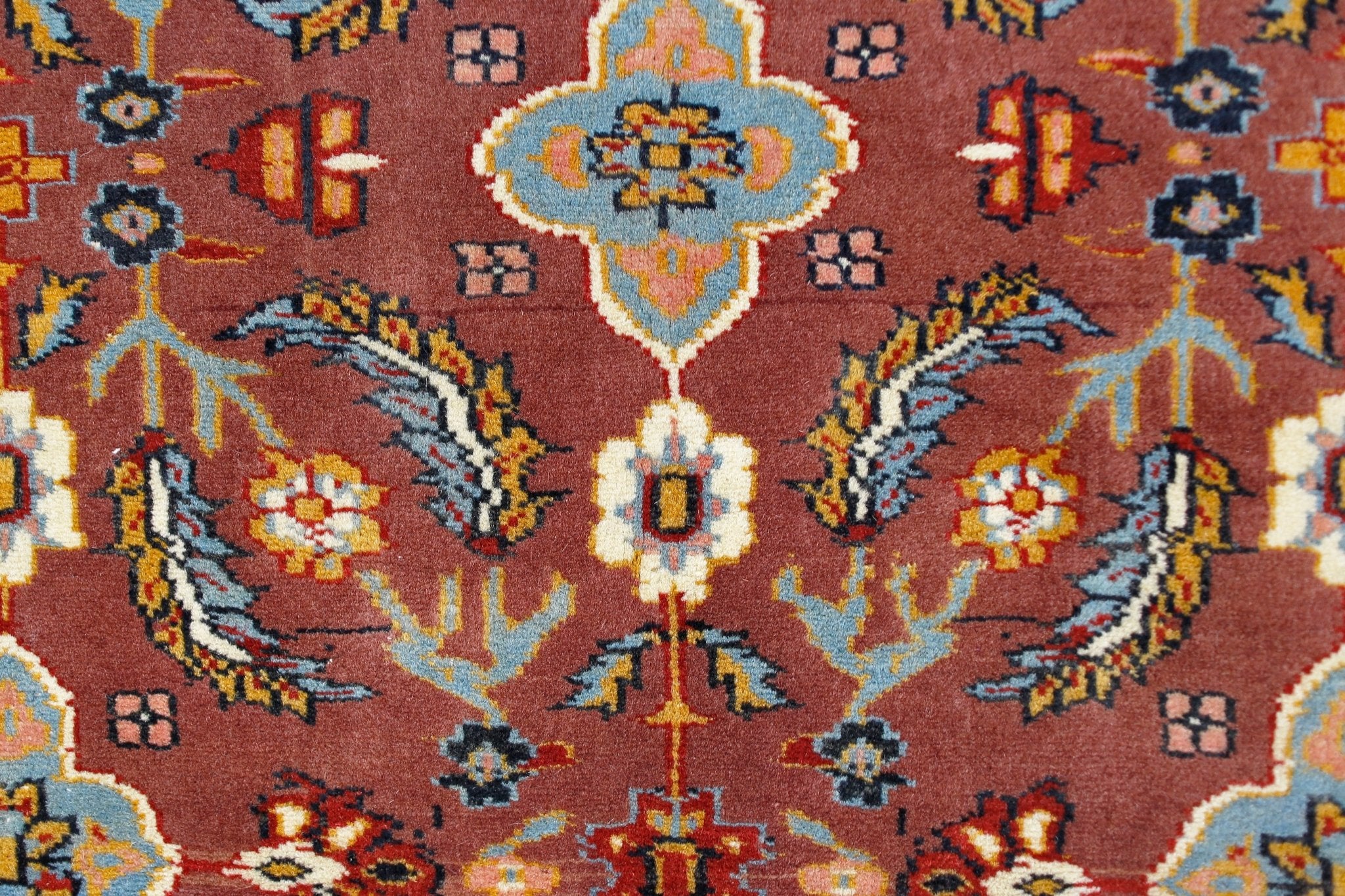 Handmade Vintage Persian Rug | 123 x 92 cm | 4' x 3' - Najaf Rugs & Textile