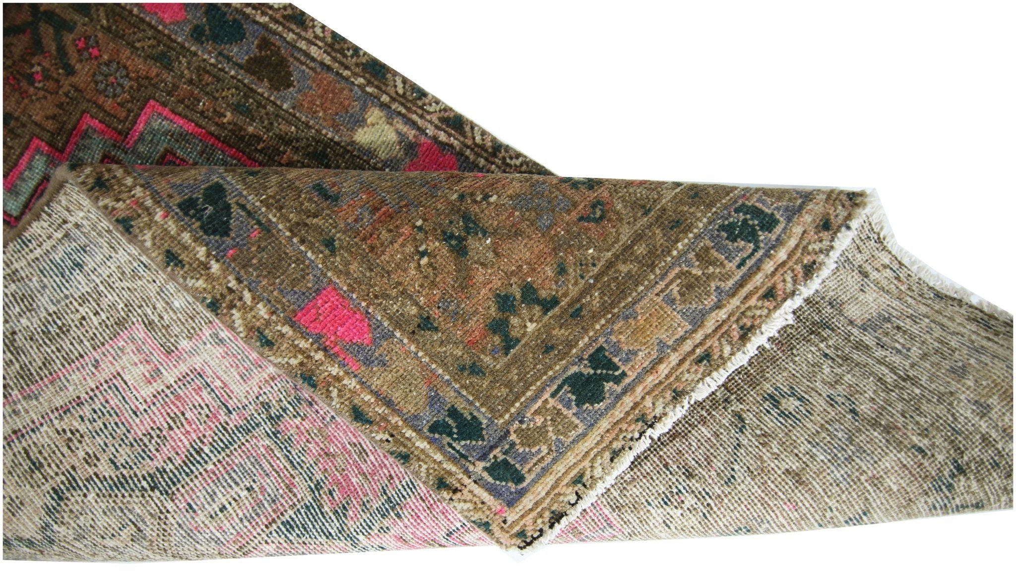 Handmade Vintage Persian Rug | 125 x 75 cm | 4'1" x 2'6" - Najaf Rugs & Textile