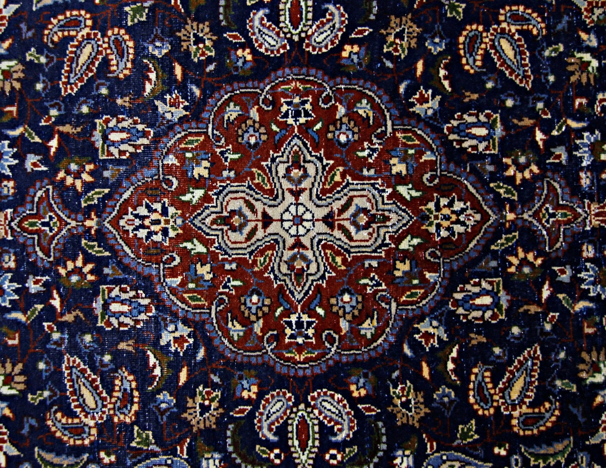 Handmade Vintage Persian Rug | 130 x 77 cm | 4'3" x 2'6" - Najaf Rugs & Textile