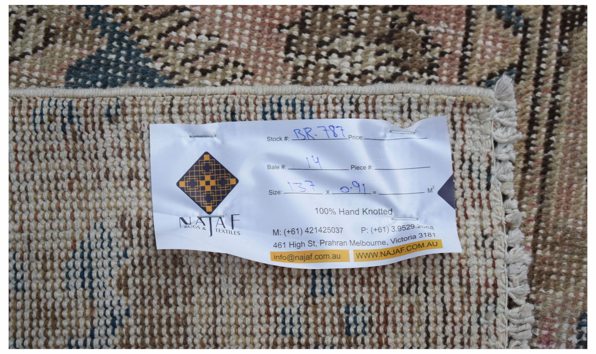 Handmade Vintage Persian Rug | 137 x 97 cm | 4'6" x 3' - Najaf Rugs & Textile