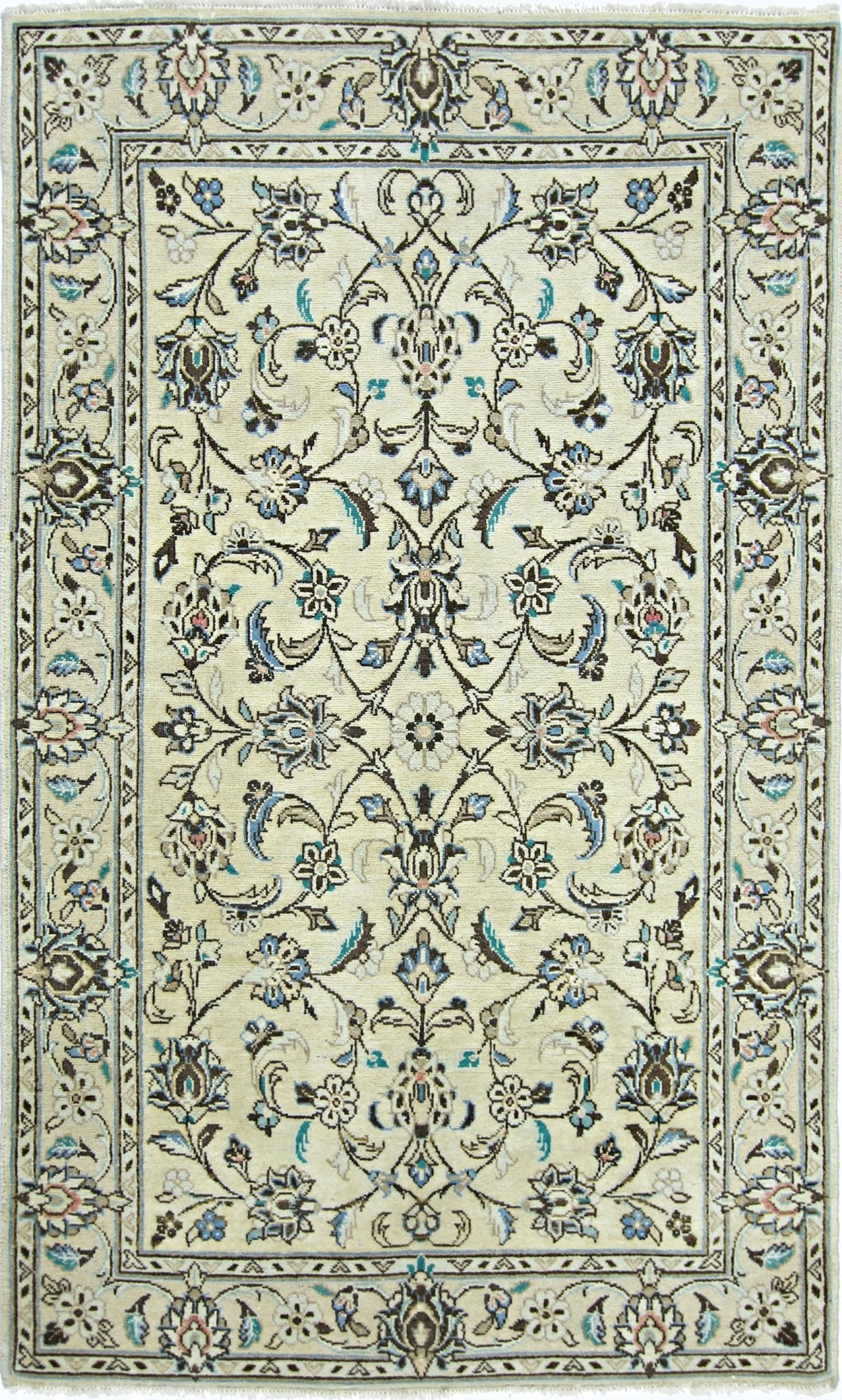 Handmade Vintage Persian Rug | 138 x 80 cm | 4'6" x 2'8" - Najaf Rugs & Textile