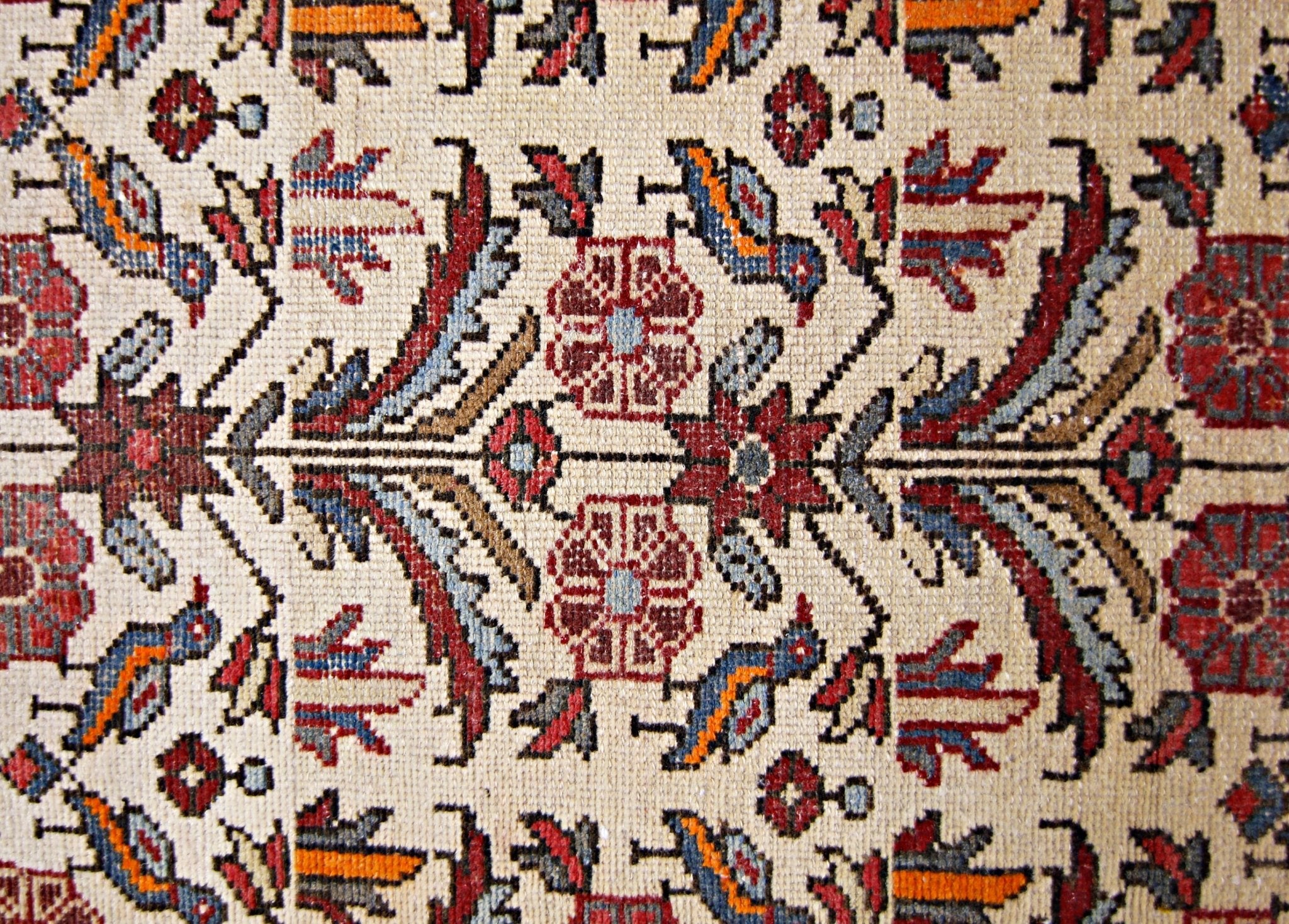 Handmade Vintage Persian Rug | 143 x 93 cm | 4'8" x 3' - Najaf Rugs & Textile