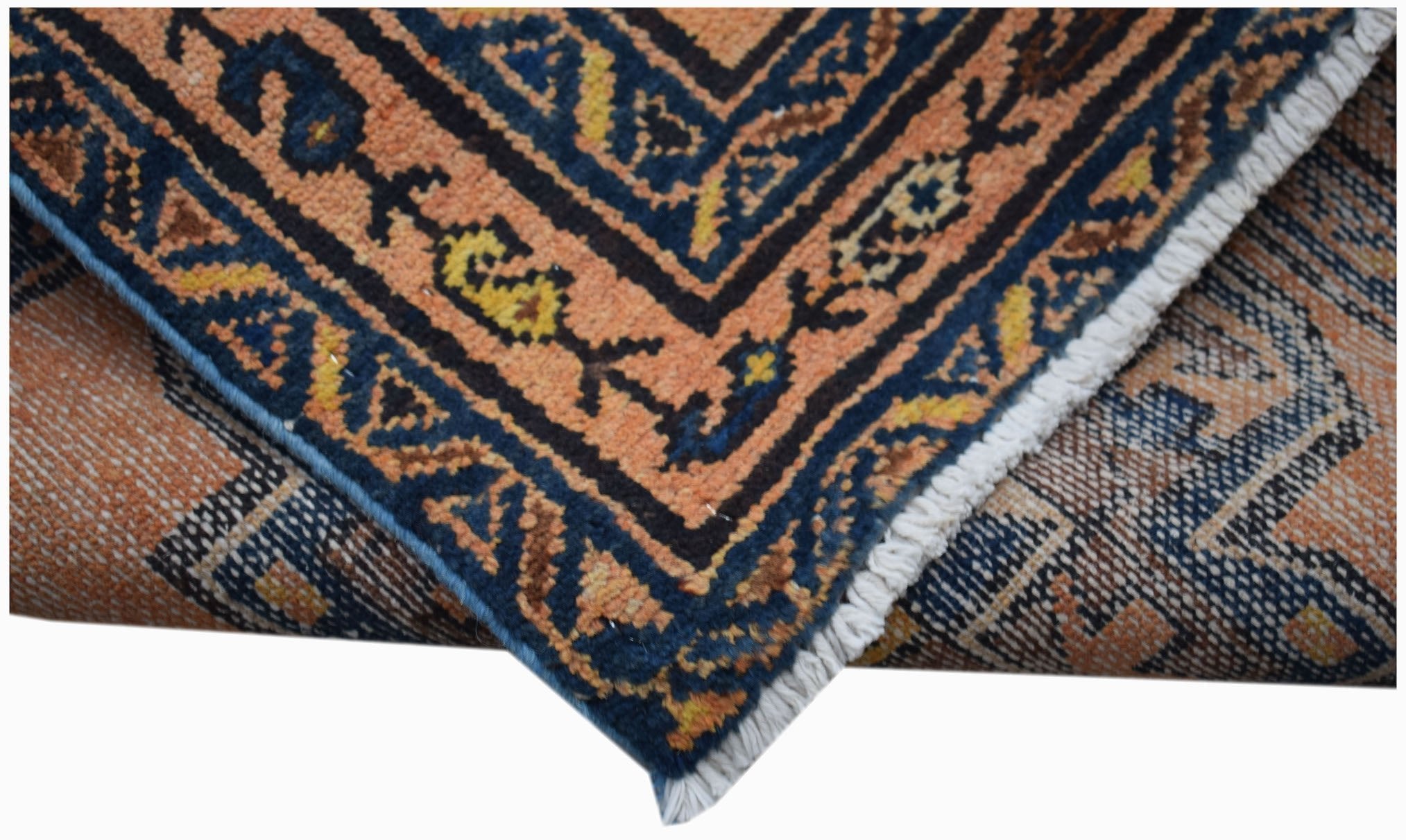 Handmade Vintage Persian Rug | 145 x 84 cm | 4'9" x 2'9" - Najaf Rugs & Textile