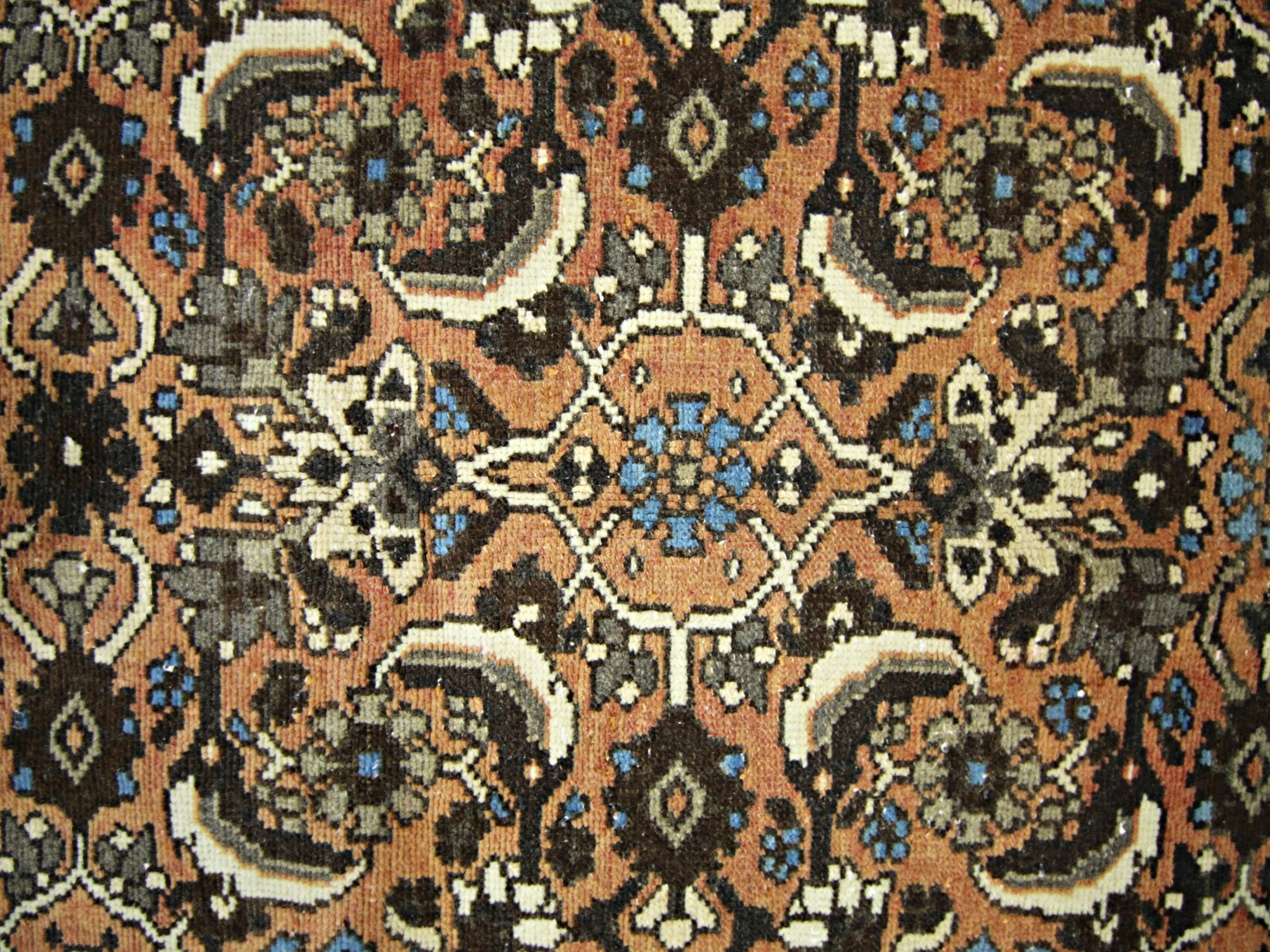 Handmade Vintage Persian Rug | 146 x 105 cm | 4'9" x 3'5" - Najaf Rugs & Textile