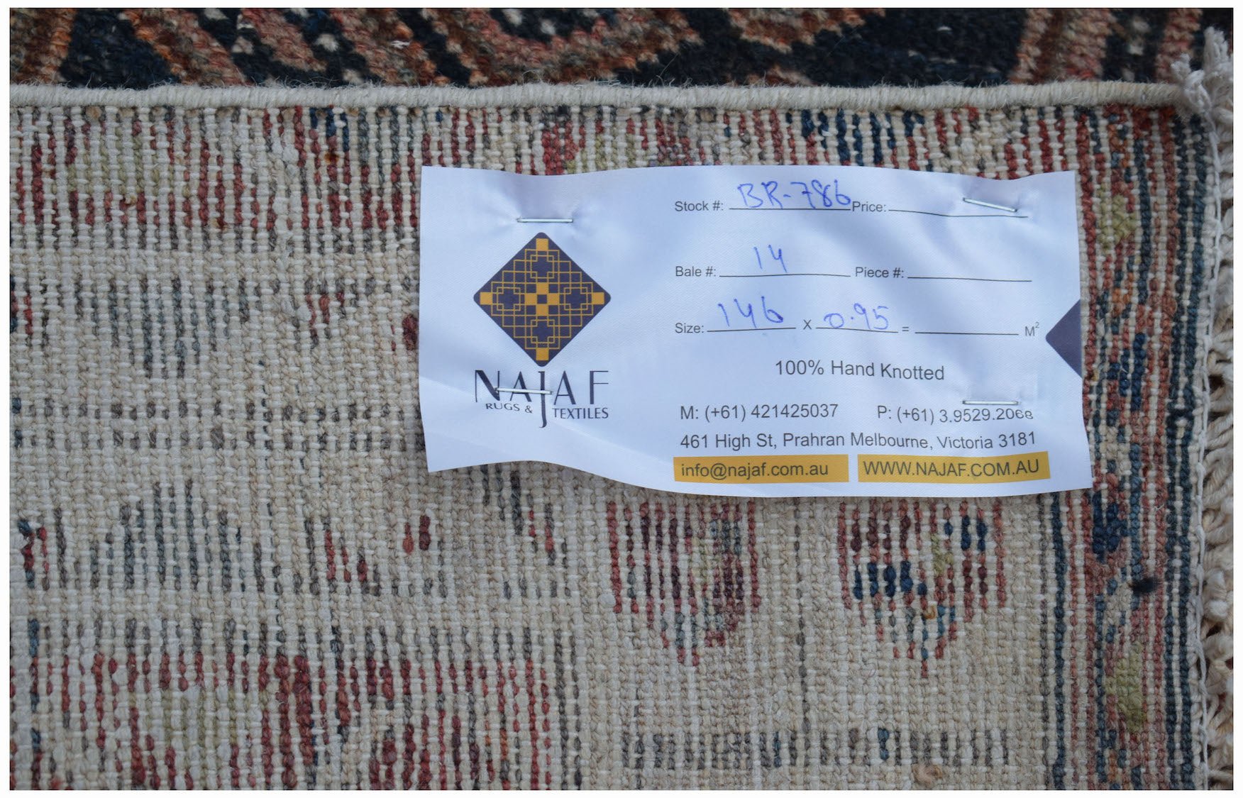 Handmade Vintage Persian Rug | 146 x 95 cm | 4'11" x 3'2" - Najaf Rugs & Textile