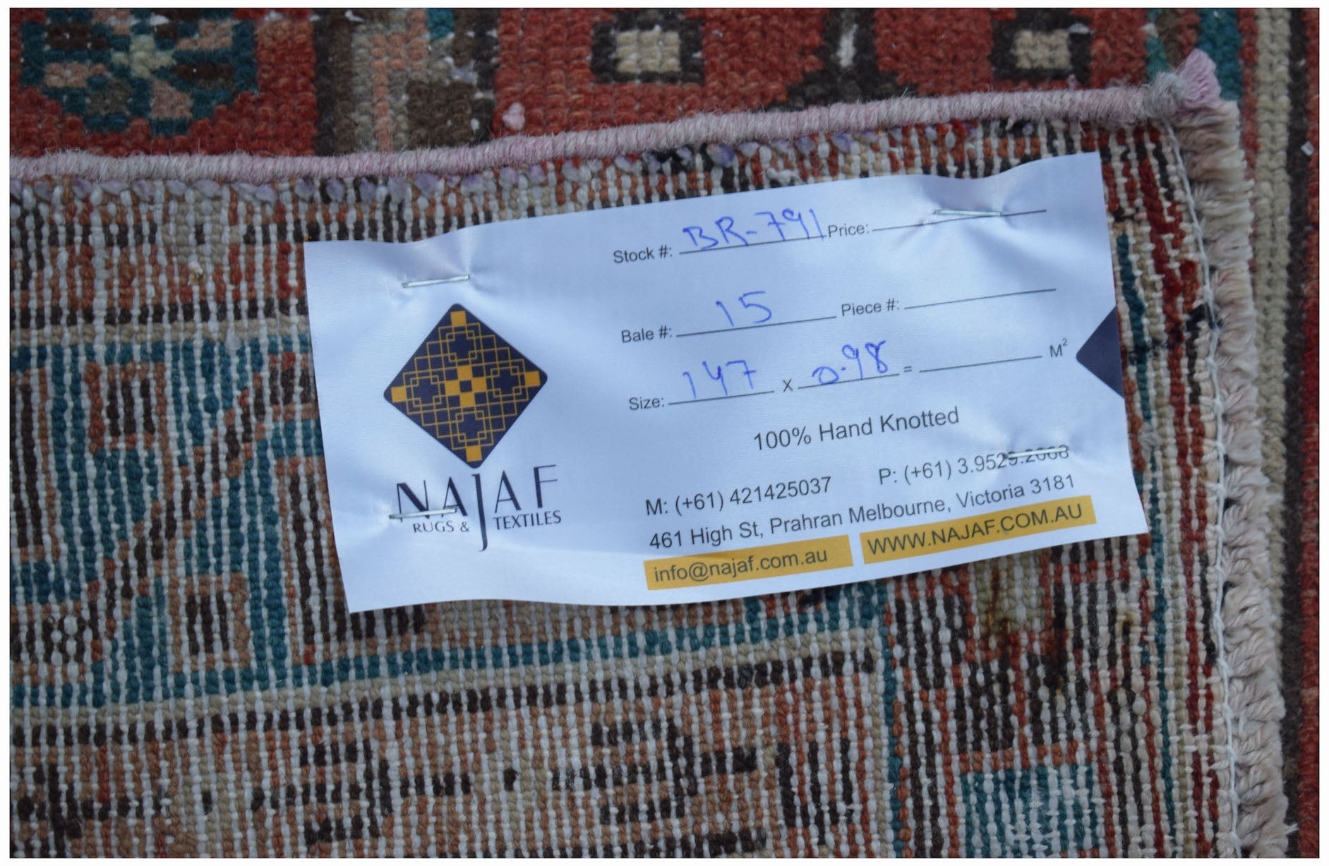 Handmade Vintage Persian Rug | 147 x 98 cm | 4'10" x 3'3" - Najaf Rugs & Textile