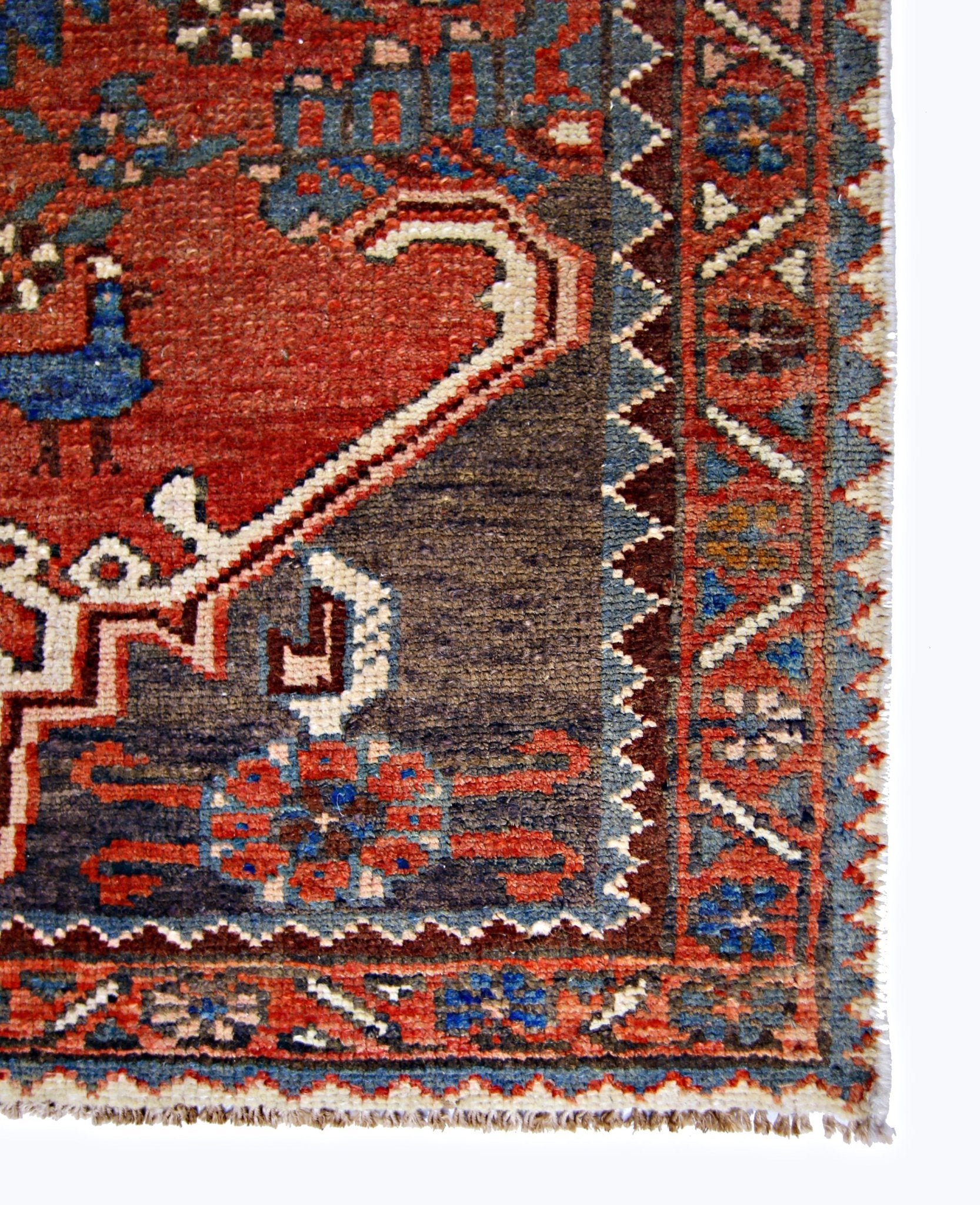 Handmade Vintage Persian Rug | 148 x 106 cm | 4'10" x 3'6" - Najaf Rugs & Textile