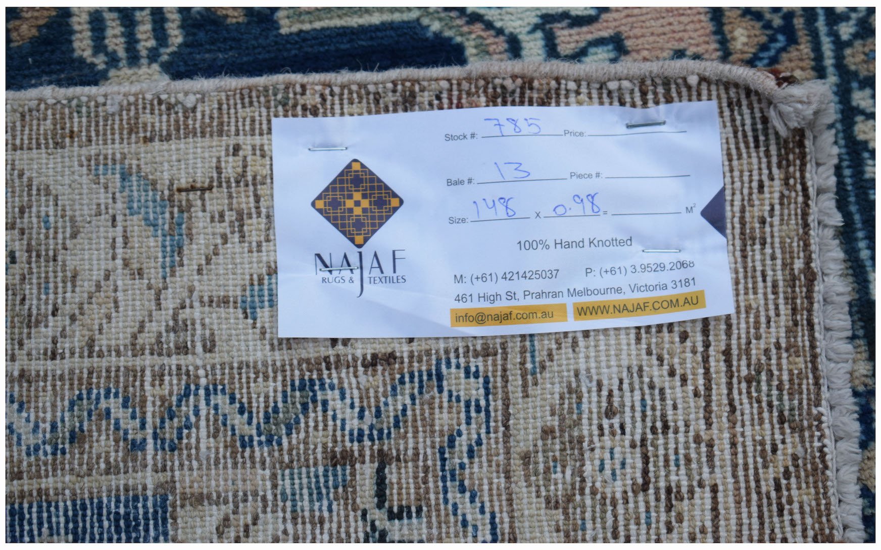 Handmade Vintage Persian Rug | 148 x 98 cm | 4'10" x 3'3" - Najaf Rugs & Textile