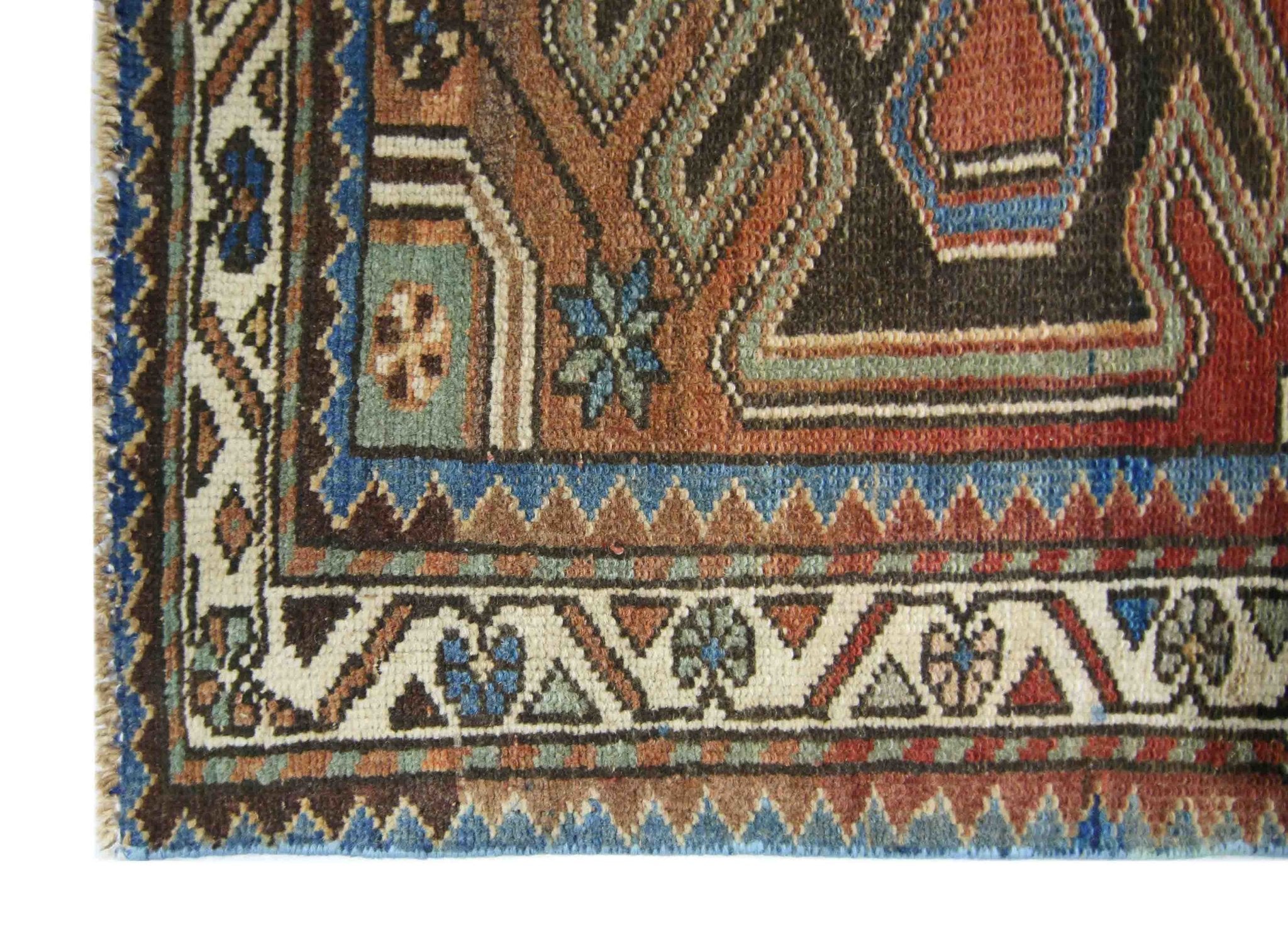 Handmade Vintage Persian Rug | 149 x 100 cm | 4'10" x 3'3" - Najaf Rugs & Textile