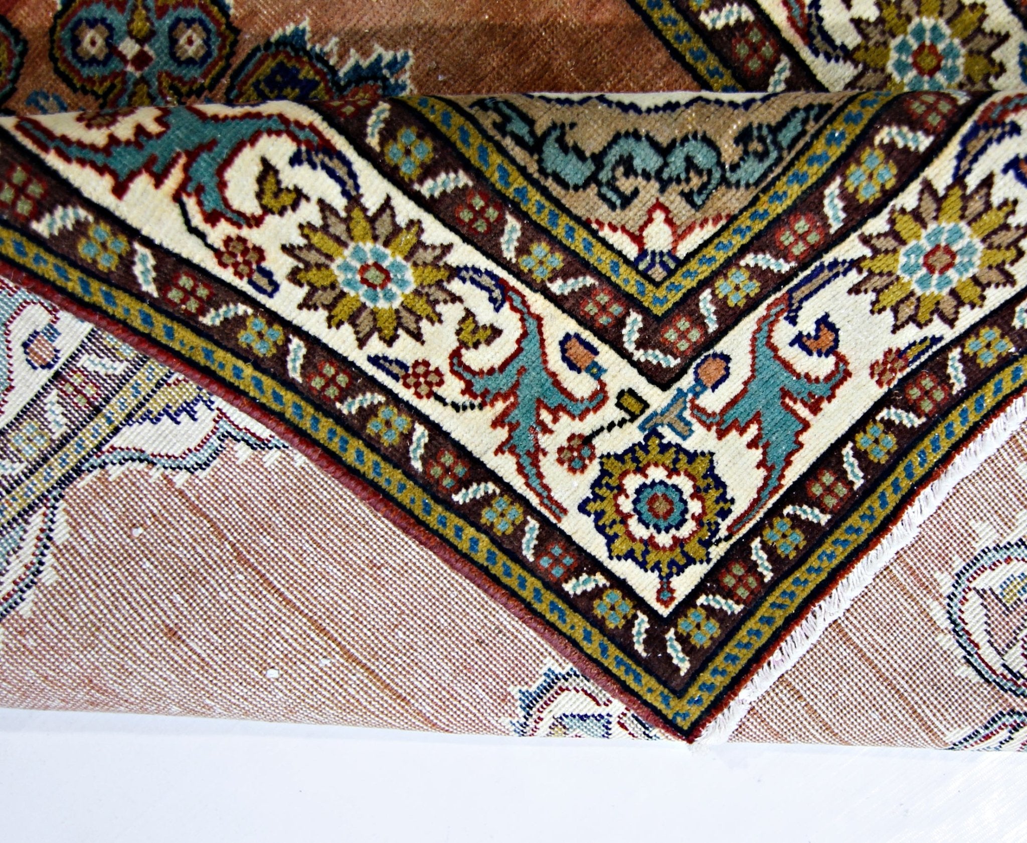 Handmade Vintage Persian Rug | 150 x 87 cm | 4'11" x 2'10" - Najaf Rugs & Textile