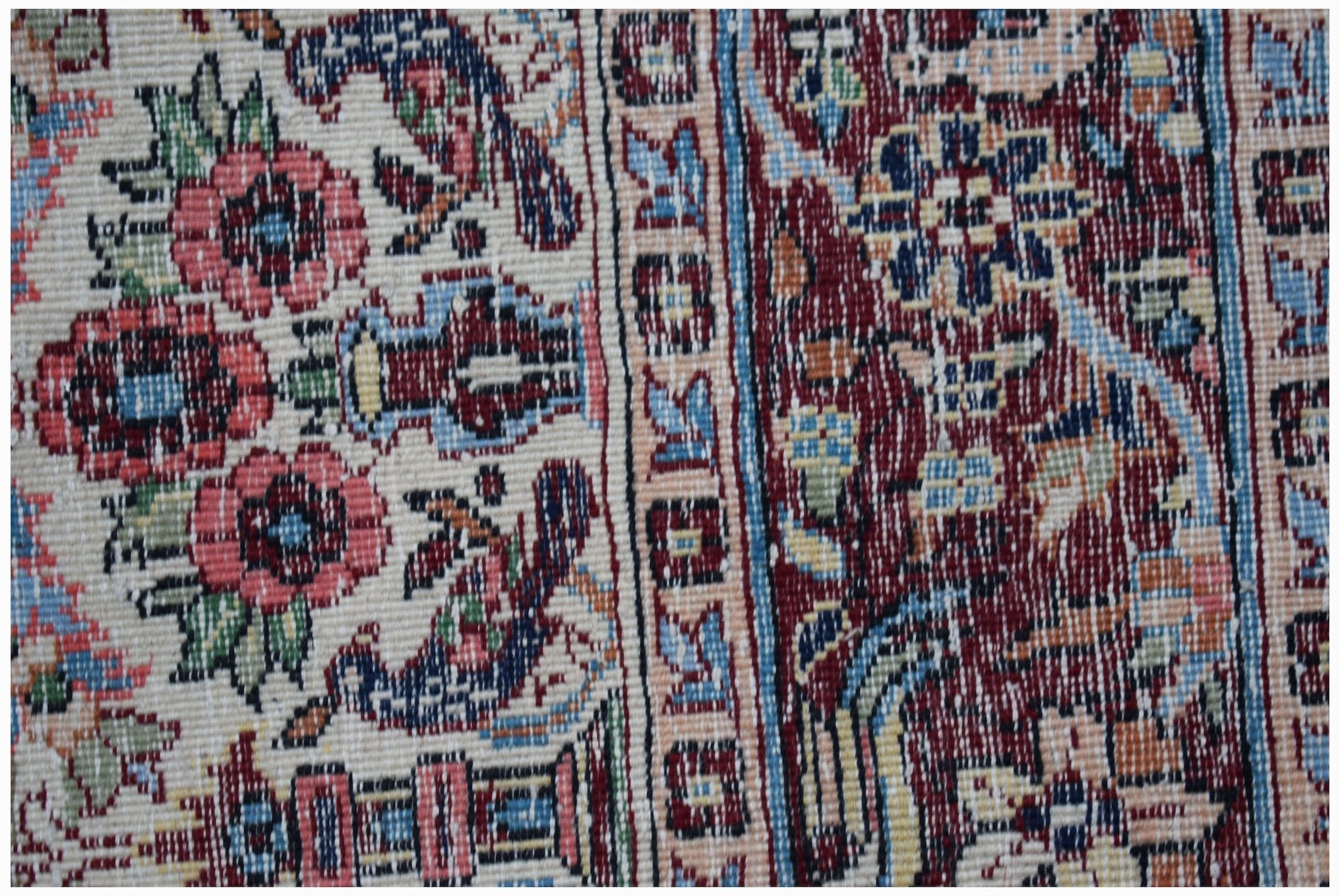 Handmade Vintage Persian Rug | 150 x 89 cm | 4'11" x 2'11" - Najaf Rugs & Textile