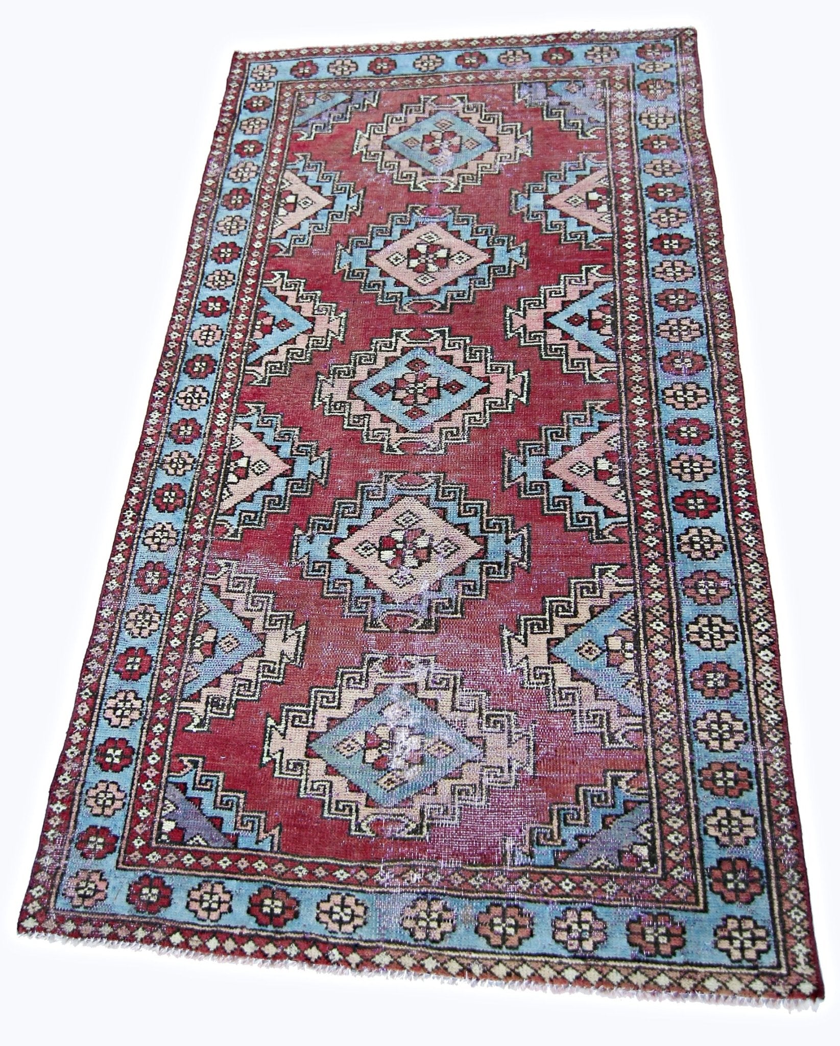 Handmade Vintage Persian Rug | 151 x 89 cm | 4'11" x 2'11" - Najaf Rugs & Textile