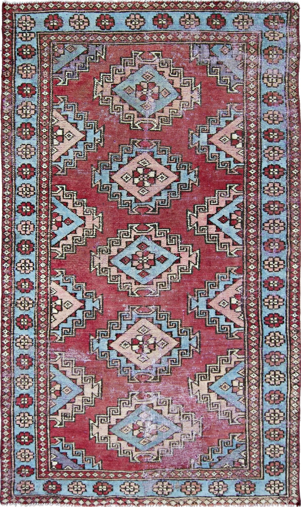 Handmade Vintage Persian Rug | 151 x 89 cm | 4'11" x 2'11" - Najaf Rugs & Textile