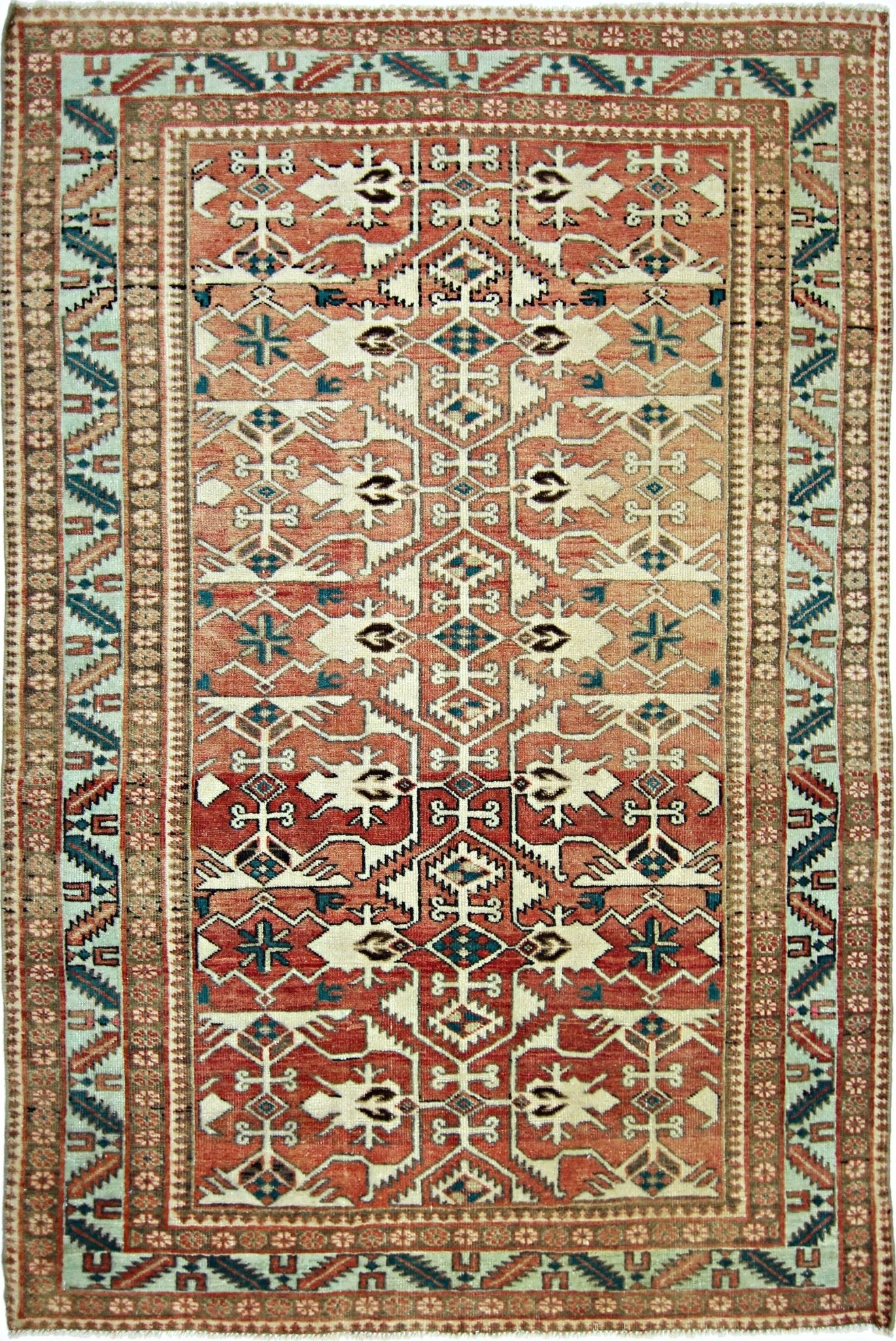 Handmade Vintage Persian Rug | 152 x 105 cm | 5' x 3'5" - Najaf Rugs & Textile
