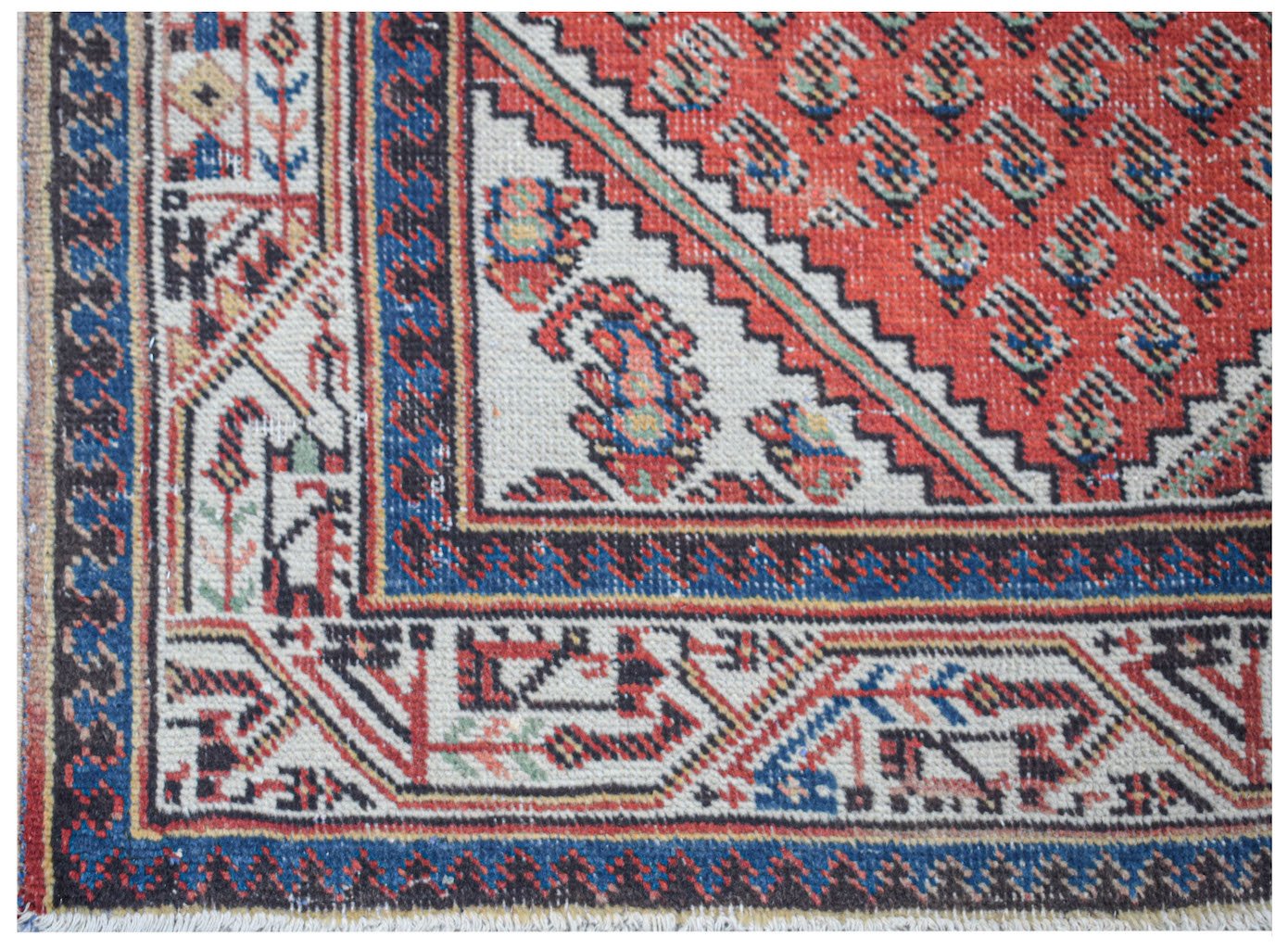Handmade Vintage Persian Rug | 153 x 100 cm | 5'1" x 3'3" - Najaf Rugs & Textile