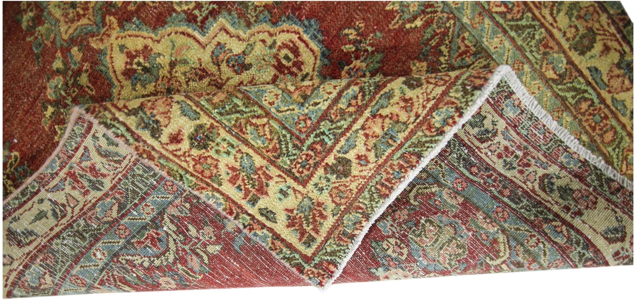 Handmade Vintage Persian Rug | 155 x 112 cm | 5'1" x 3'8" - Najaf Rugs & Textile