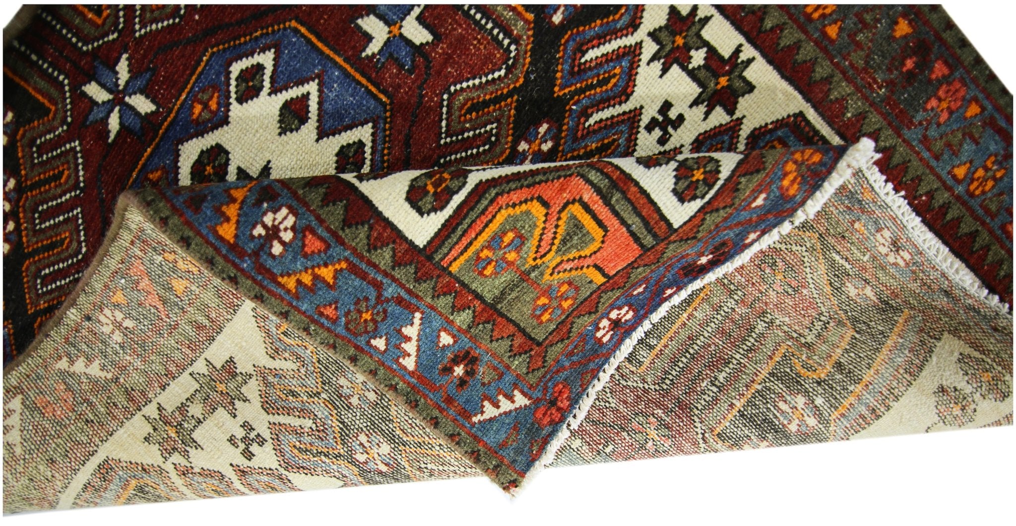 Handmade Vintage Persian Rug | 157 x 101 cm | 5'"2 x 3'4" - Najaf Rugs & Textile