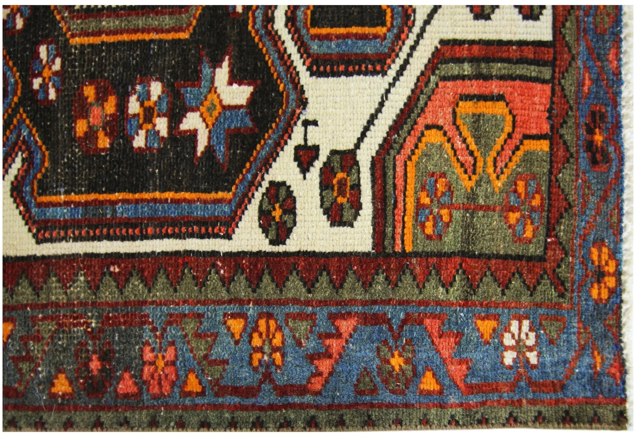 Handmade Vintage Persian Rug | 157 x 101 cm | 5'"2 x 3'4" - Najaf Rugs & Textile