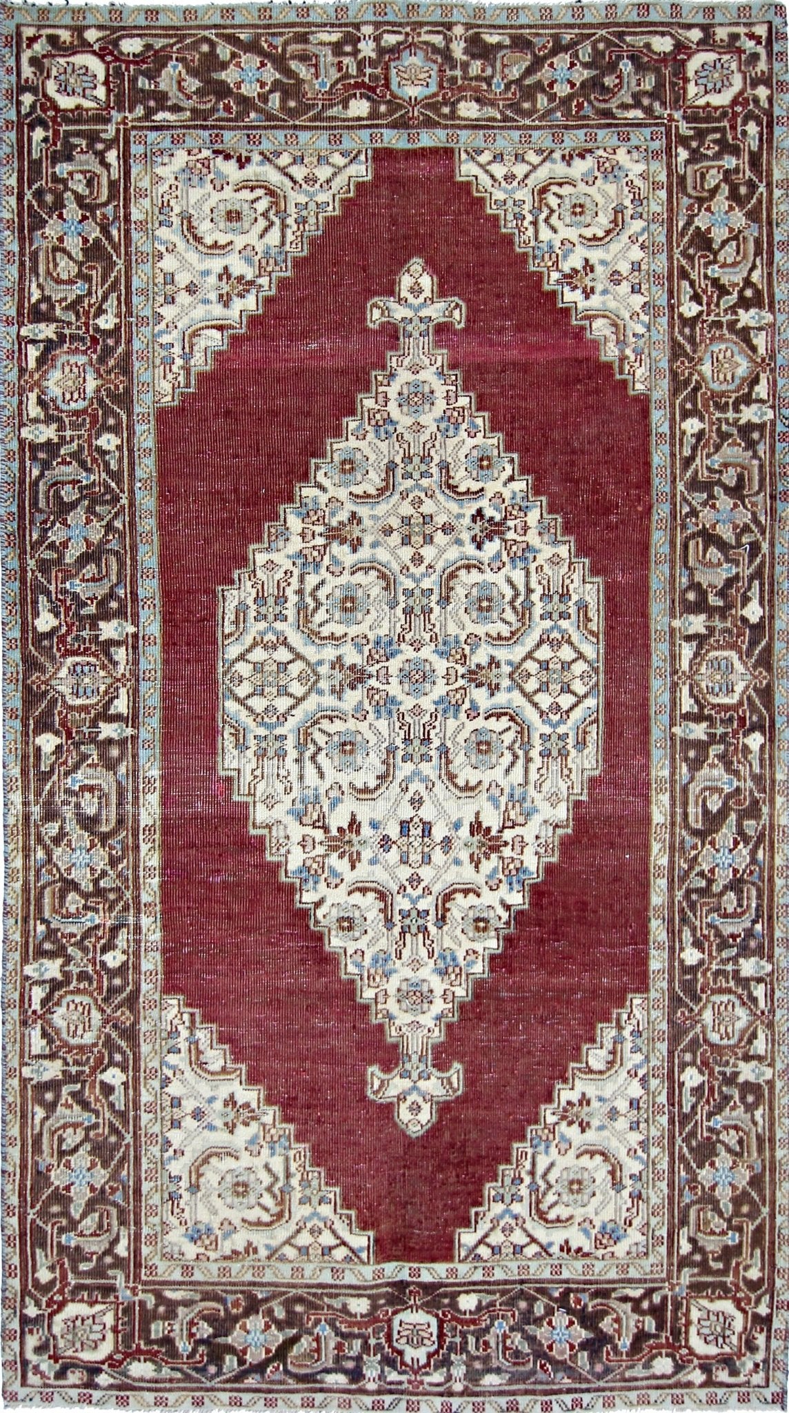Handmade Vintage Persian Rug | 159 x 91 cm | 5'2" x 3' - Najaf Rugs & Textile