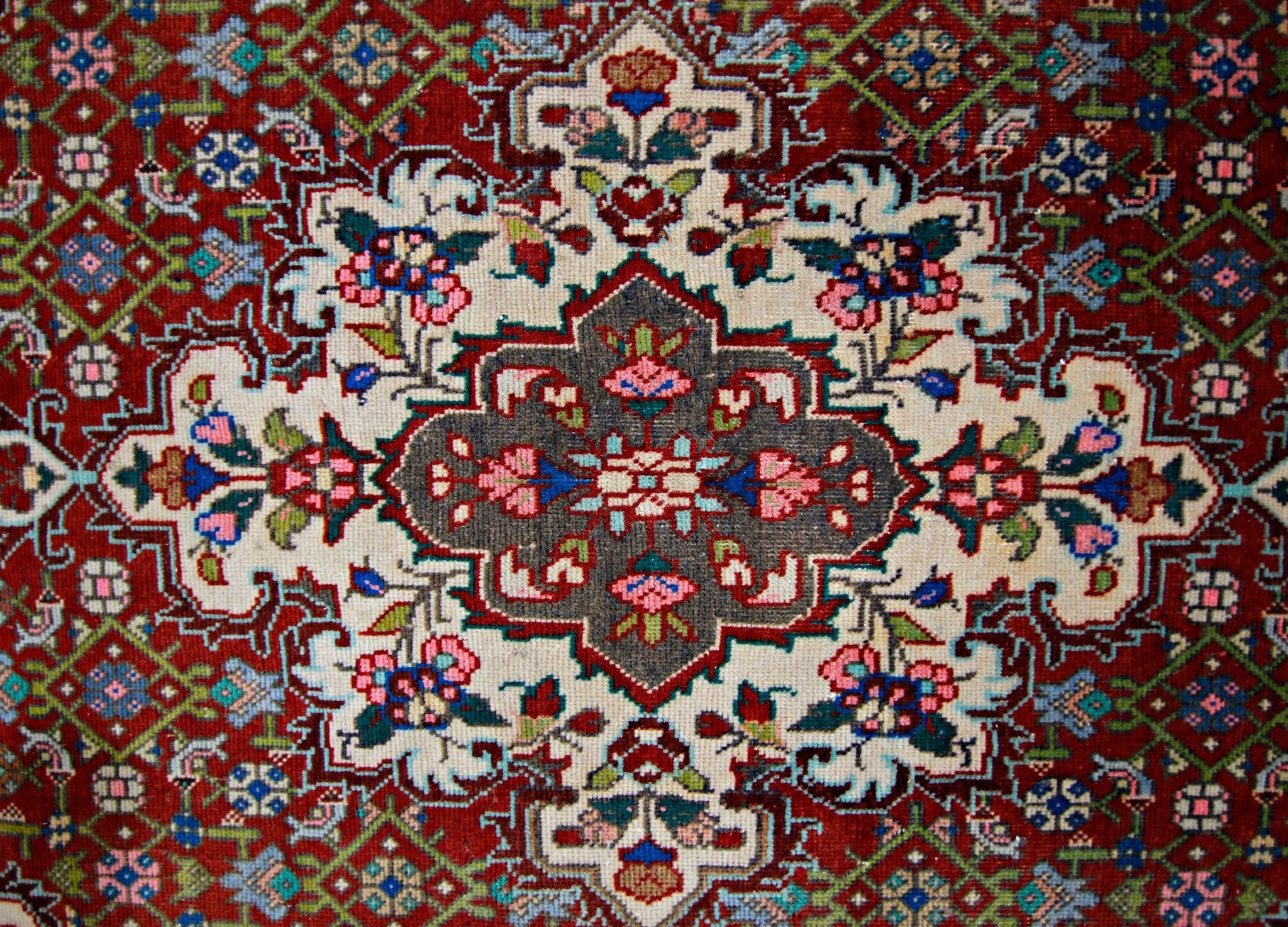 Handmade Vintage Persian Rug | 165 x 101 cm | 5'5" x 3'4" - Najaf Rugs & Textile