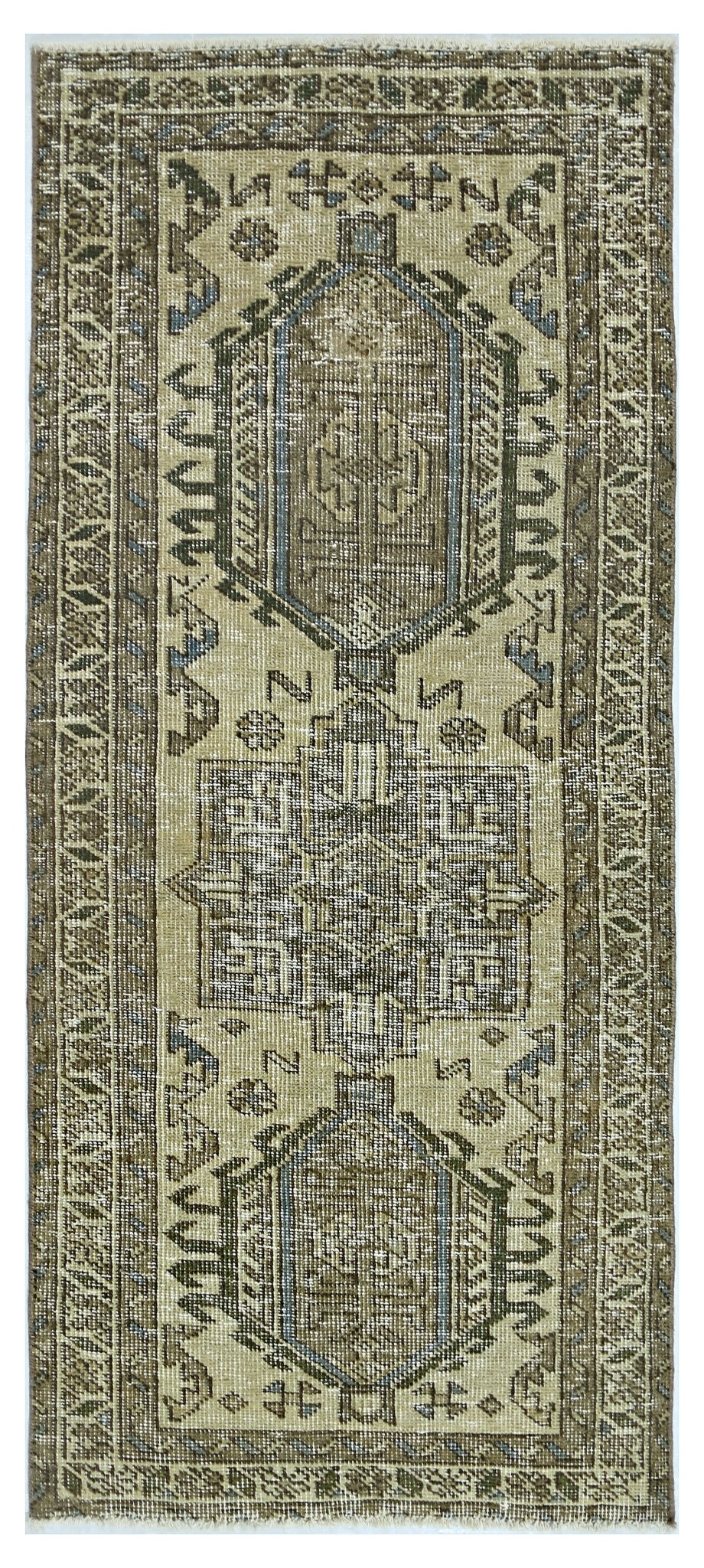 Handmade Vintage Persian Rug | 166 x 71 cm | 5'5" x 2'4" - Najaf Rugs & Textile