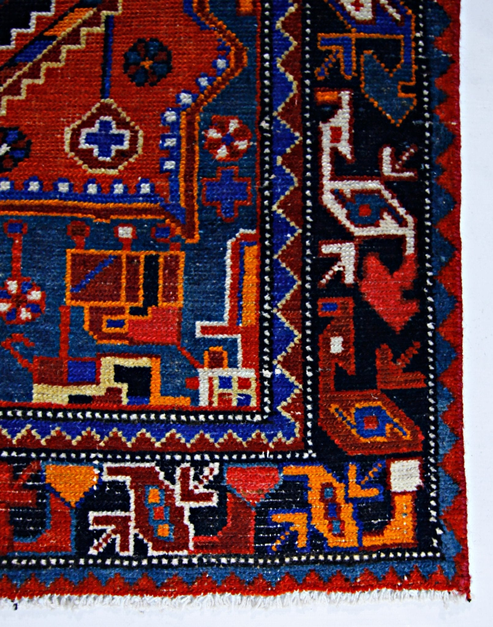 Handmade Vintage Persian Rug | 168 x 102 cm | 5'6" x 3'4" - Najaf Rugs & Textile