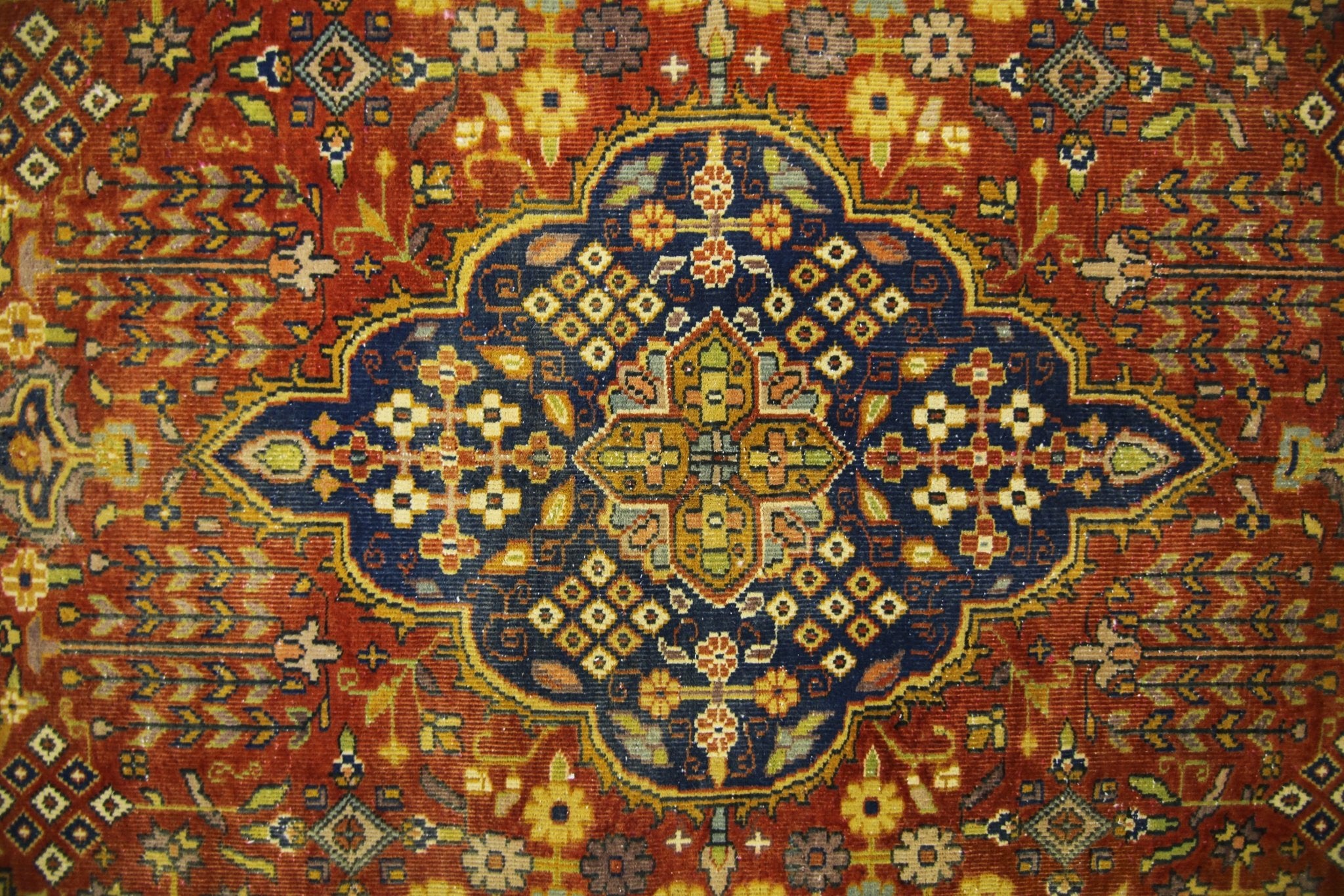 Handmade Vintage Persian Rug | 184 x 120 cm | 6' x 3'11" - Najaf Rugs & Textile