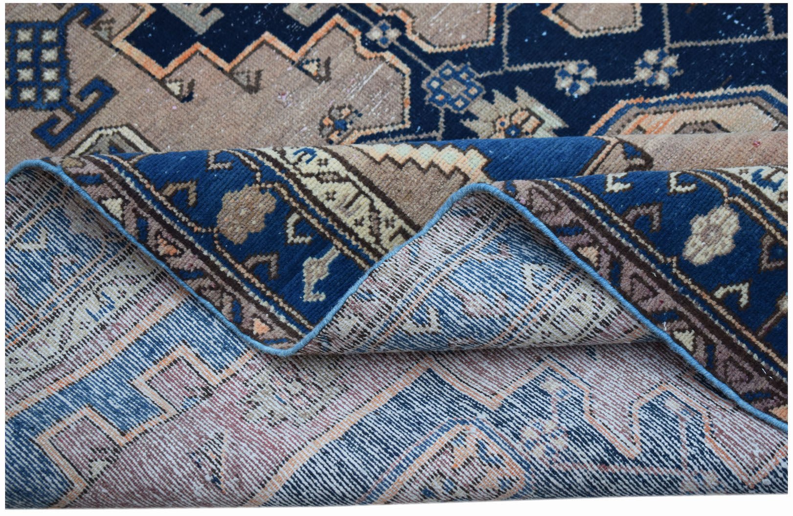 Handmade Vintage Persian Rug | 185 x 142 cm | 6'1" x 4'8" - Najaf Rugs & Textile