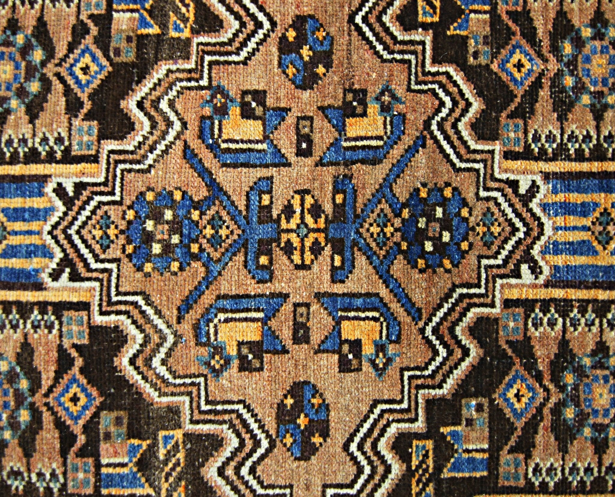 Handmade Vintage Persian Rug | 189 x 132 cm | 6'2" x 4'4" - Najaf Rugs & Textile