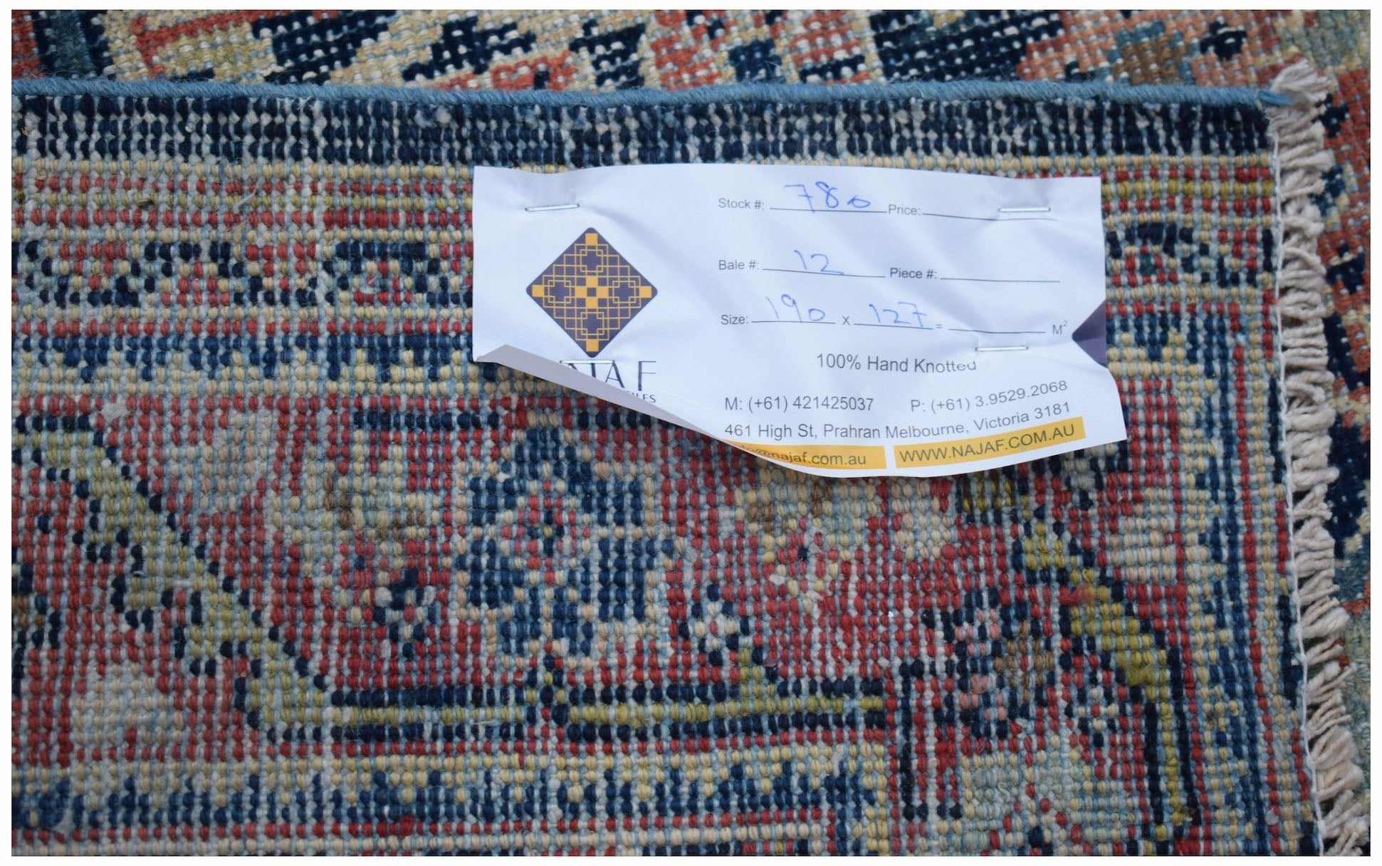 Handmade Vintage Persian Rug | 190 x 127 cm | 6'3" x 4'2" - Najaf Rugs & Textile