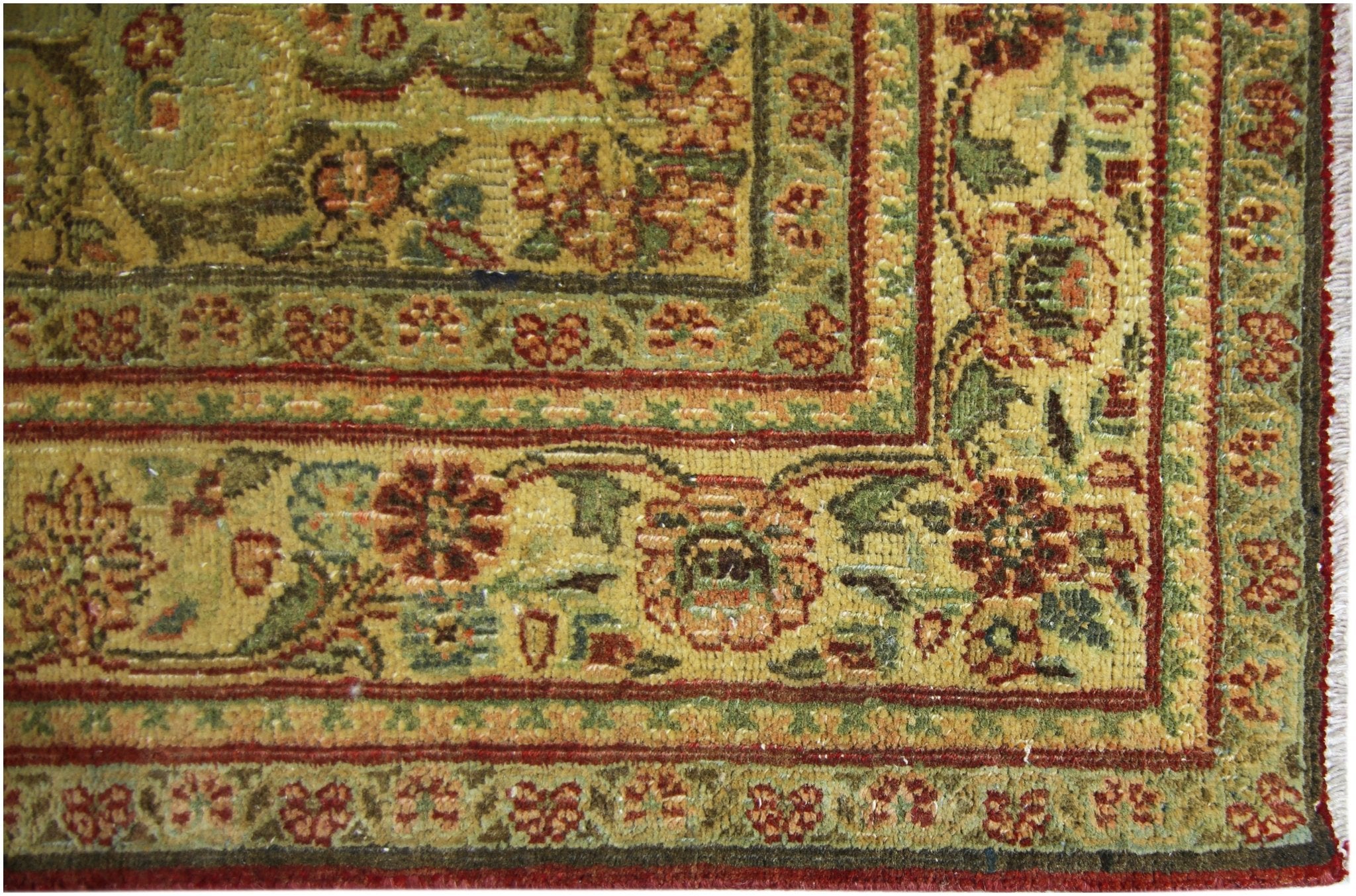 Handmade Vintage Persian Rug | 193 x 134 cm | 6'4" x 4'5" - Najaf Rugs & Textile