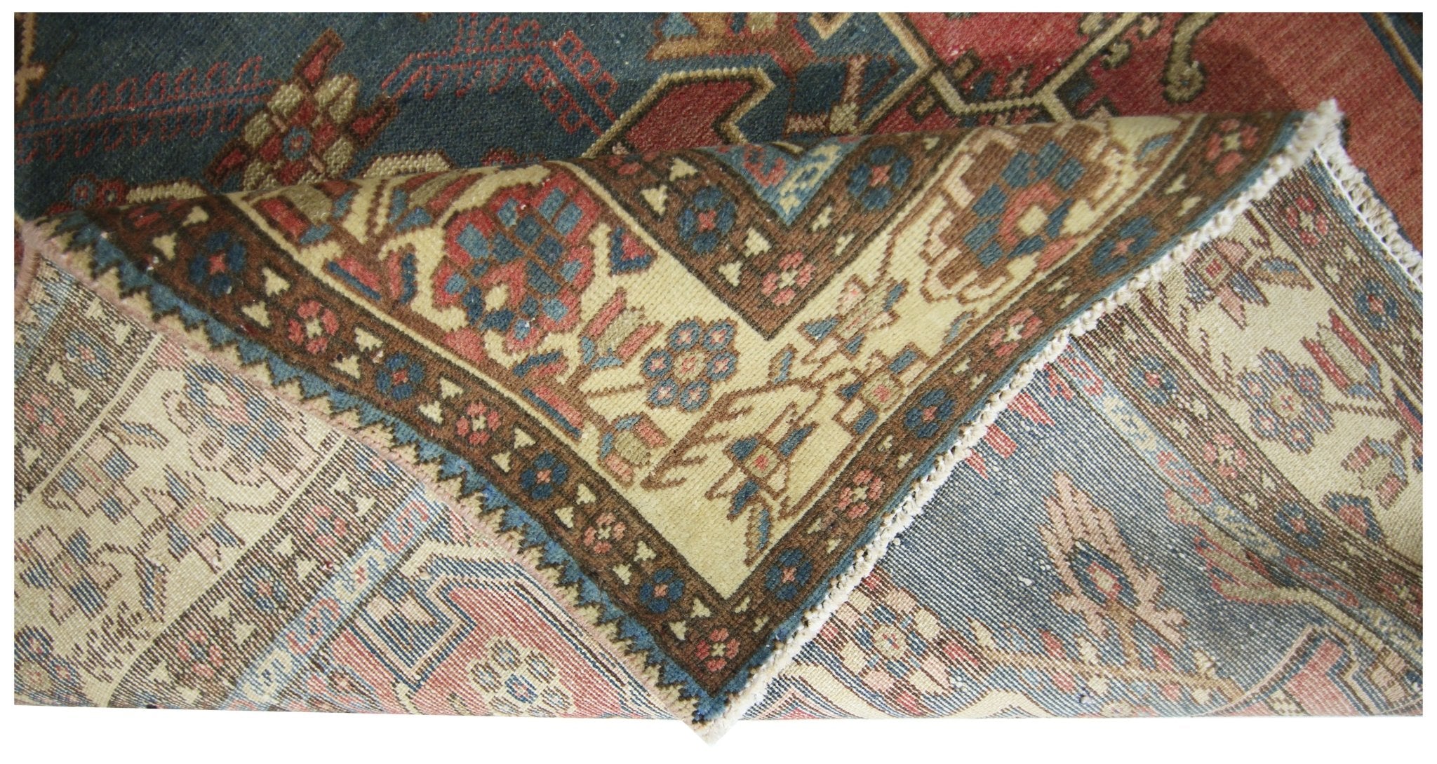 Handmade Vintage Persian Rug | 193 x 134 cm | 6'4" x 4'5" - Najaf Rugs & Textile