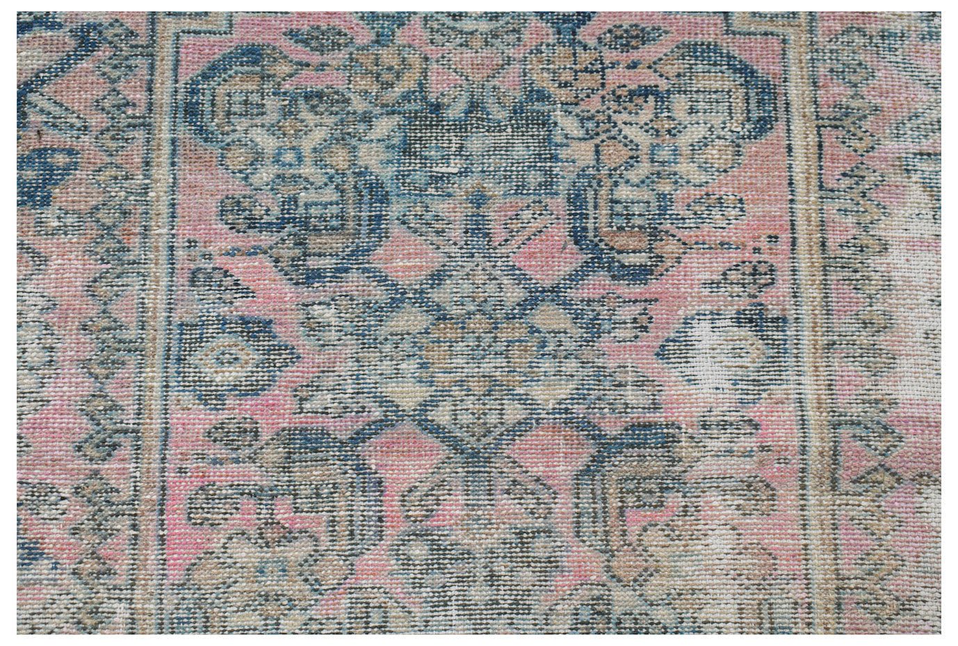 Handmade Vintage Persian Rug | 194 x 102 cm | 6'4" x 3'4" - Najaf Rugs & Textile