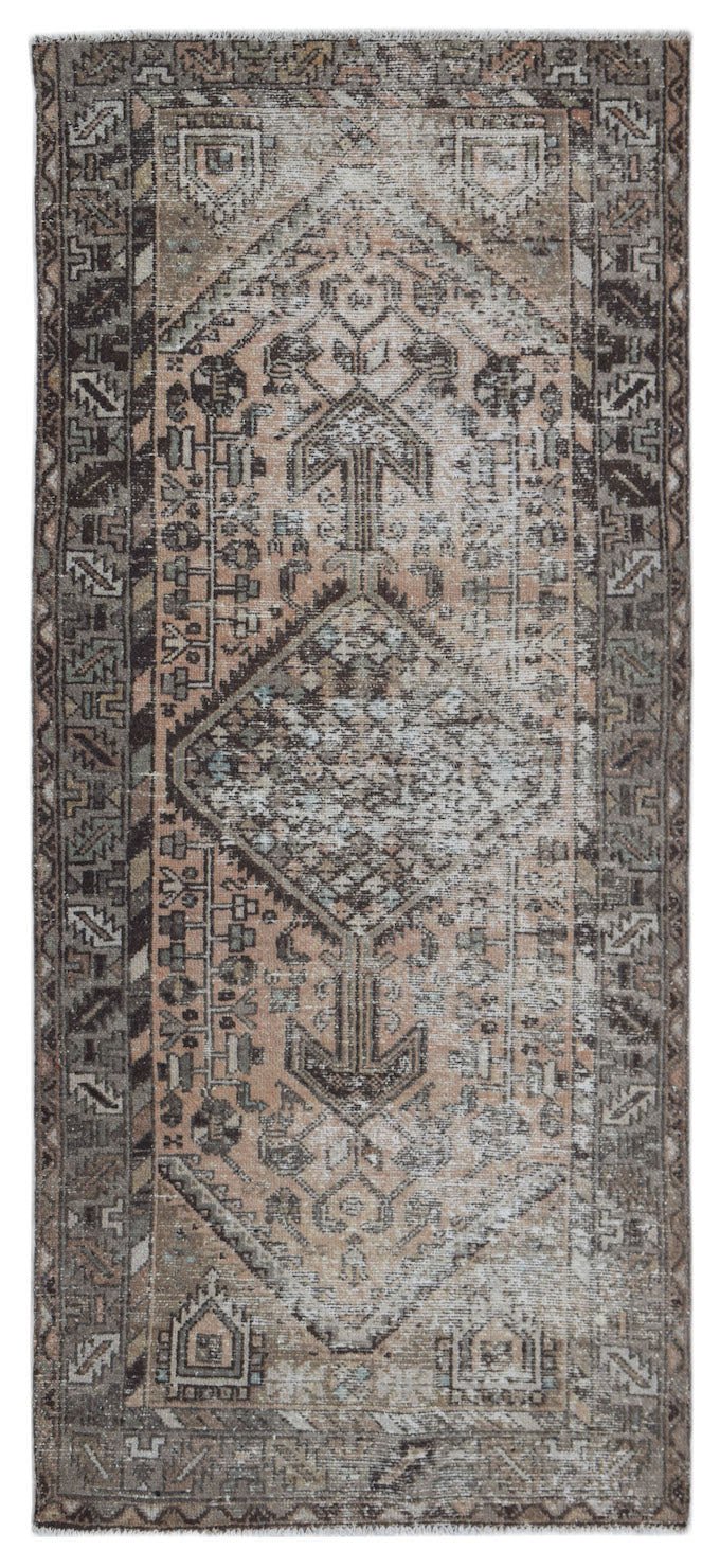 Handmade Vintage Persian Rug | 195 x 96 cm | 6'5" x 3'2" - Najaf Rugs & Textile