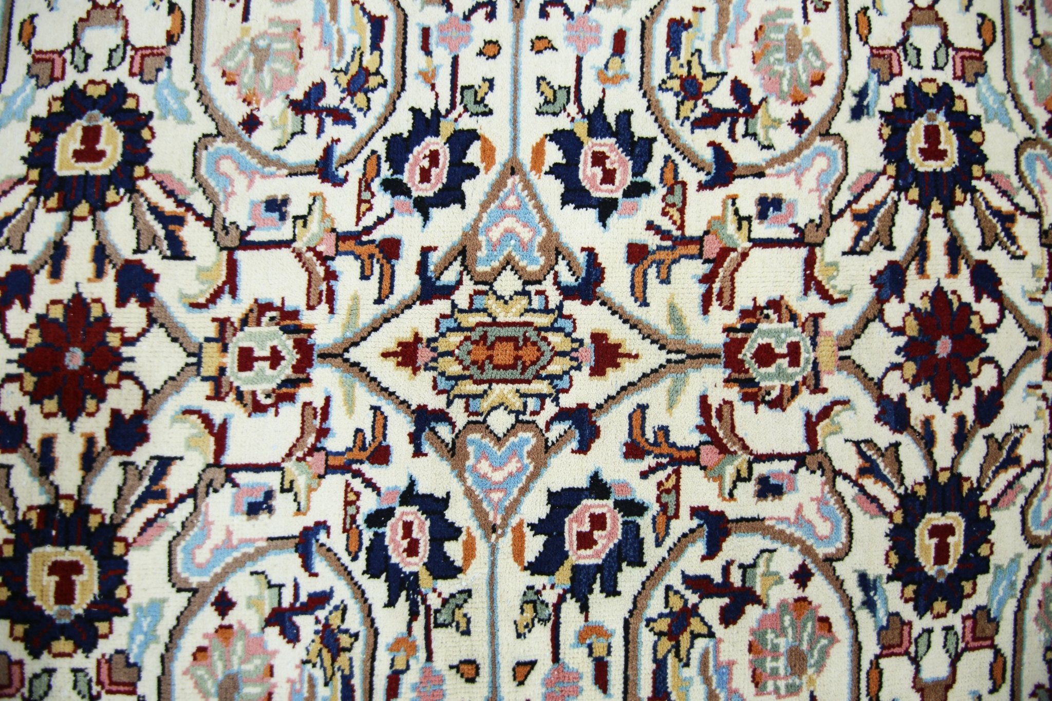 Handmade Vintage Persian Rug | 196 x 99 cm | 6'5" x 3'3" - Najaf Rugs & Textile