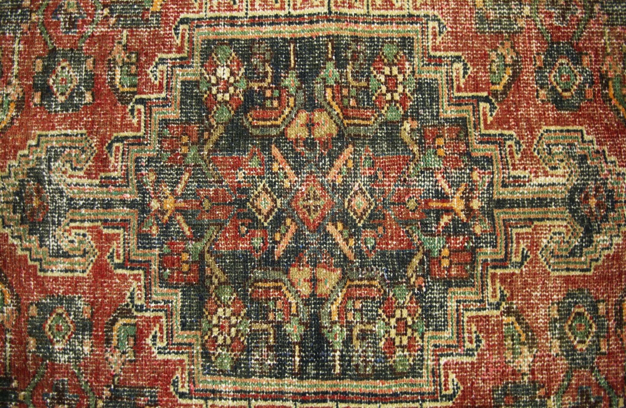 Handmade Vintage Persian Rug | 197 x 118 cm | 6'6" x 3'10" - Najaf Rugs & Textile