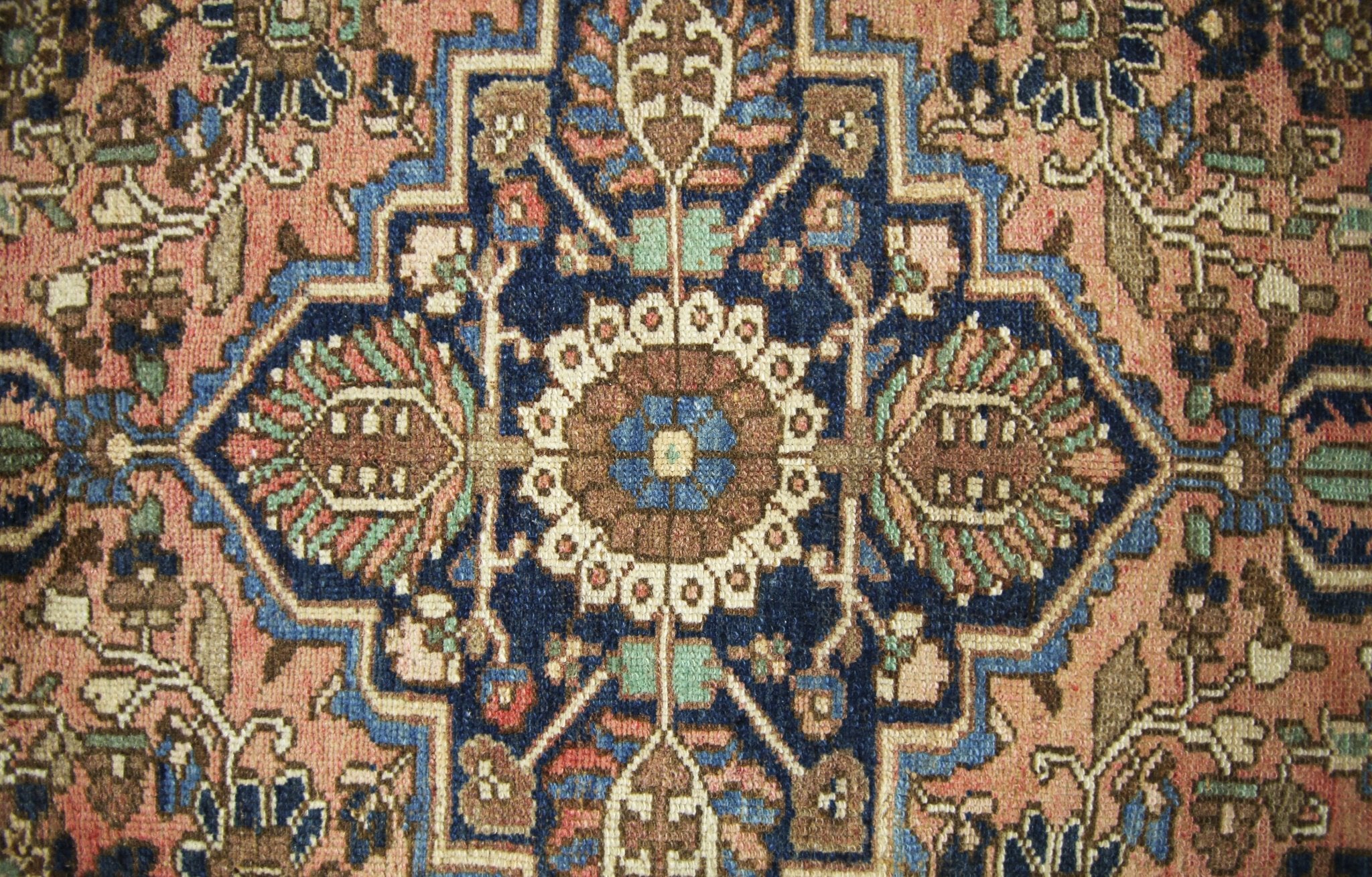 Handmade Vintage Persian Rug | 200 x 125 cm | 6'7" x 4'1" - Najaf Rugs & Textile