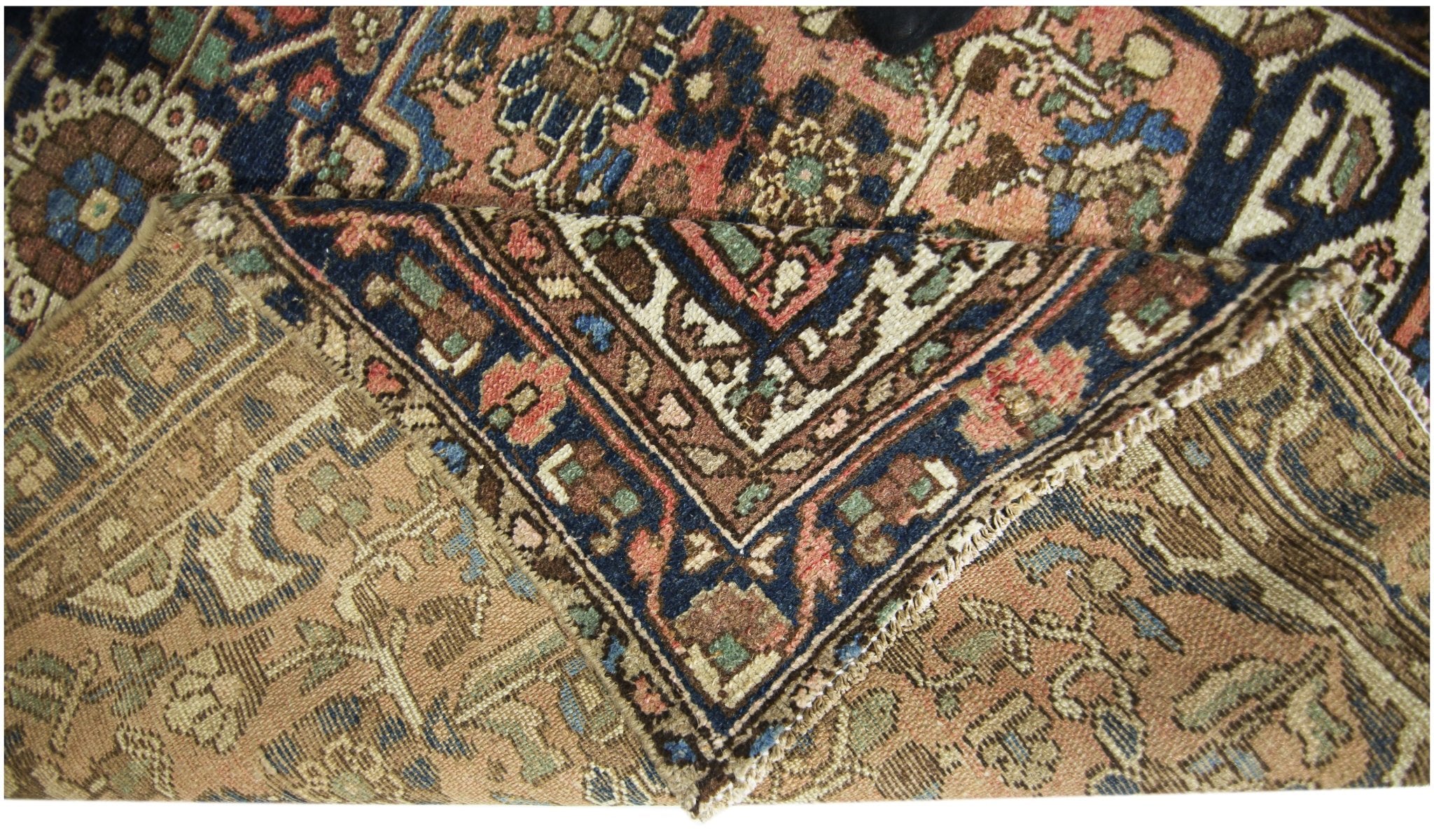 Handmade Vintage Persian Rug | 200 x 125 cm | 6'7" x 4'1" - Najaf Rugs & Textile