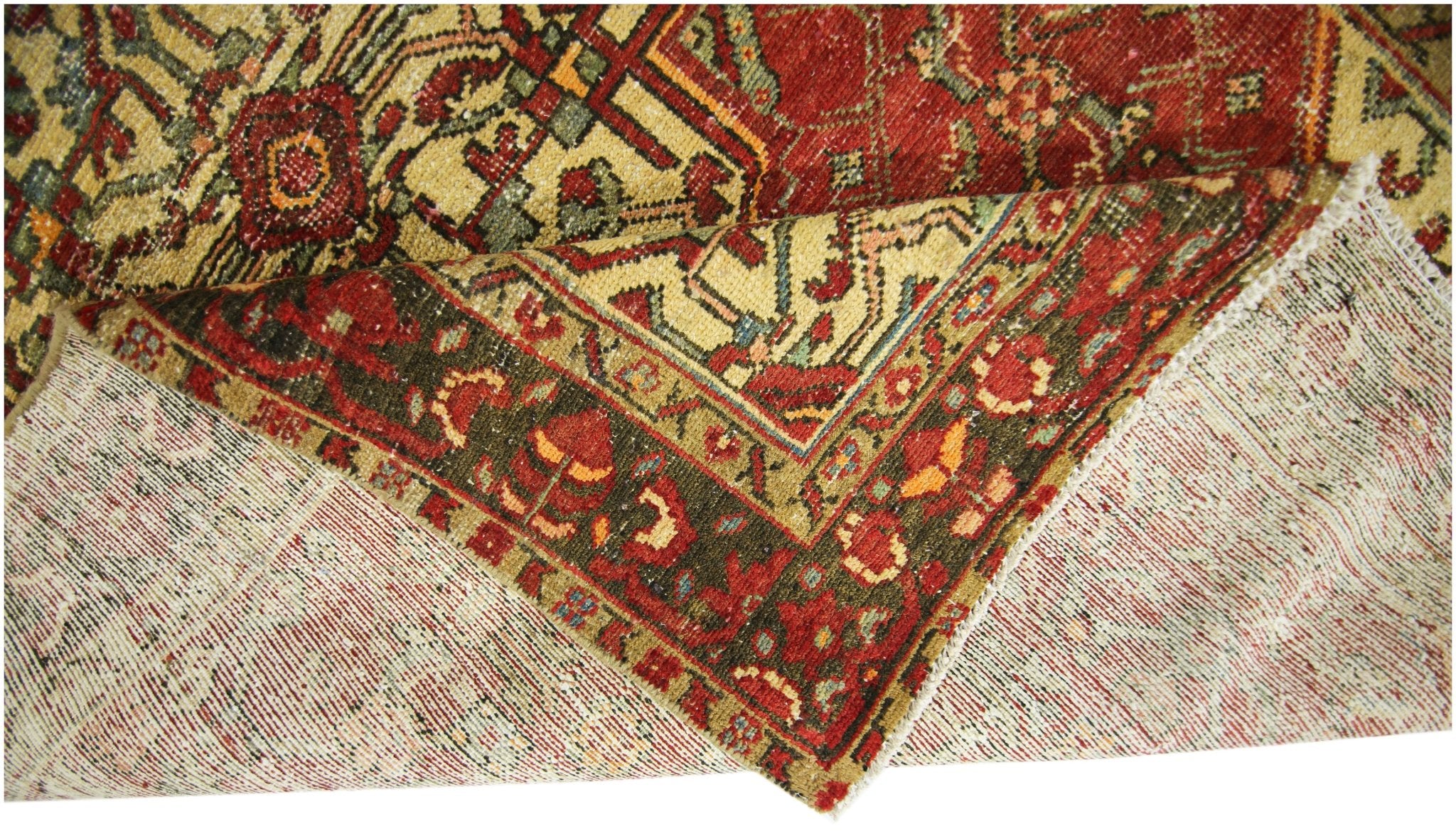 Handmade Vintage Persian Rug | 200 x 133 cm | 6'7" x 4'4" - Najaf Rugs & Textile