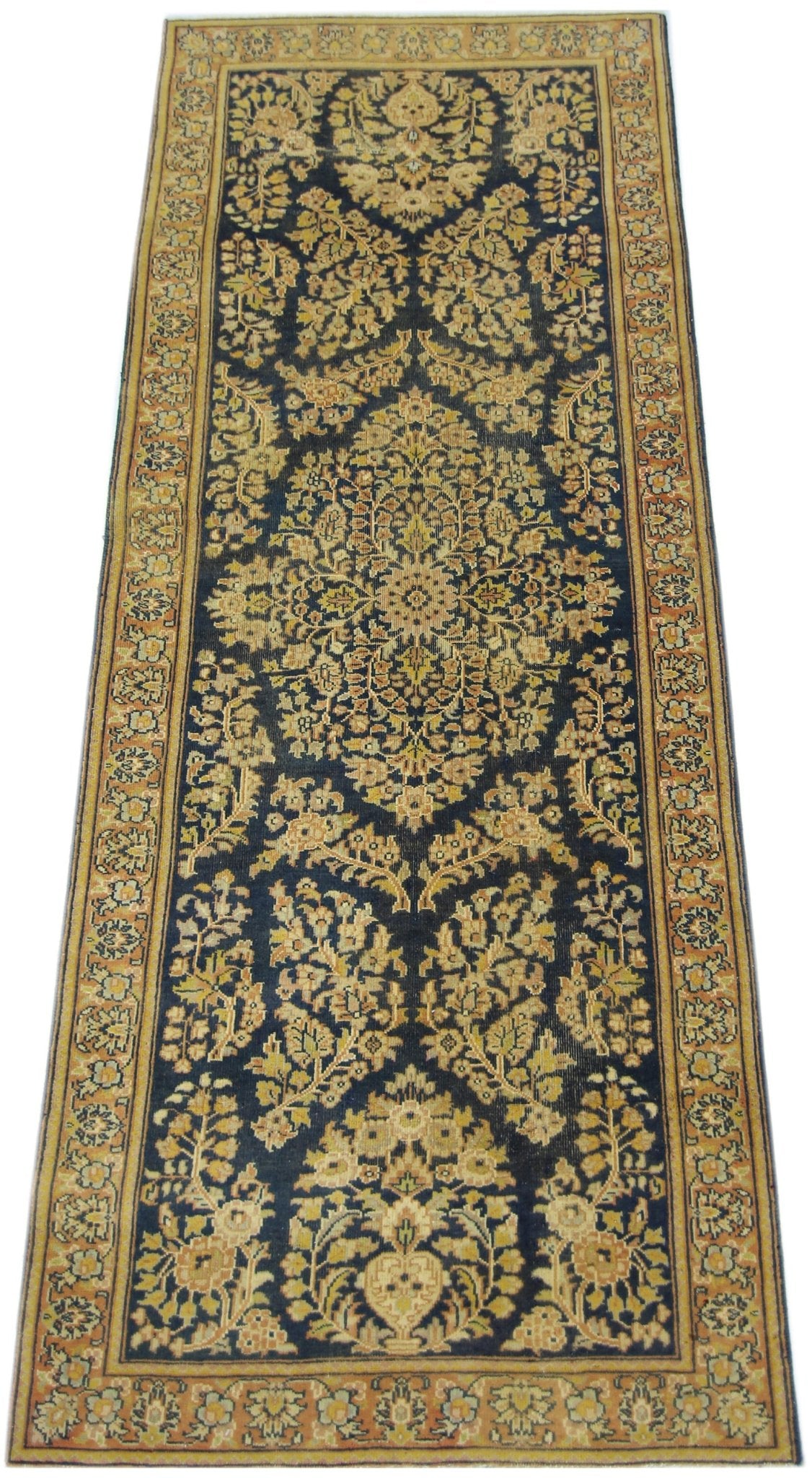 Handmade Vintage Persian Rug | 200 x 83 cm | 6'7" x 2'9" - Najaf Rugs & Textile