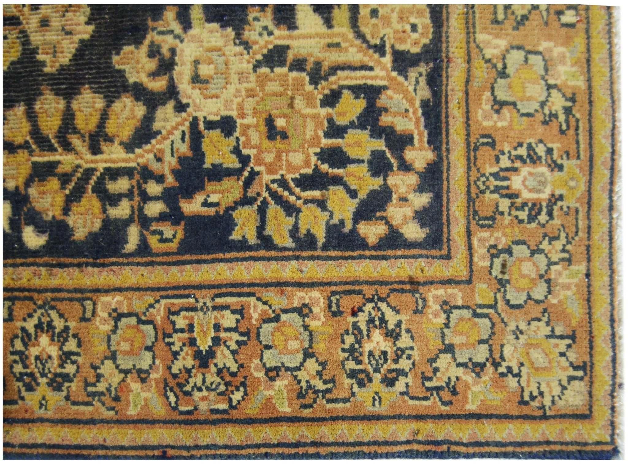 Handmade Vintage Persian Rug | 200 x 83 cm | 6'7" x 2'9" - Najaf Rugs & Textile