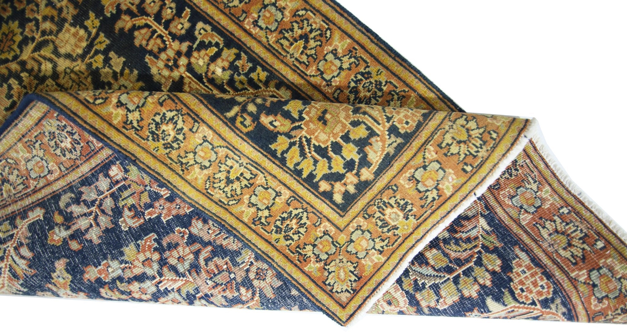 Handmade Vintage Persian Rug | 200 x 83 cm | 6'7" x 2'9" - Najaf Rugs & Textile