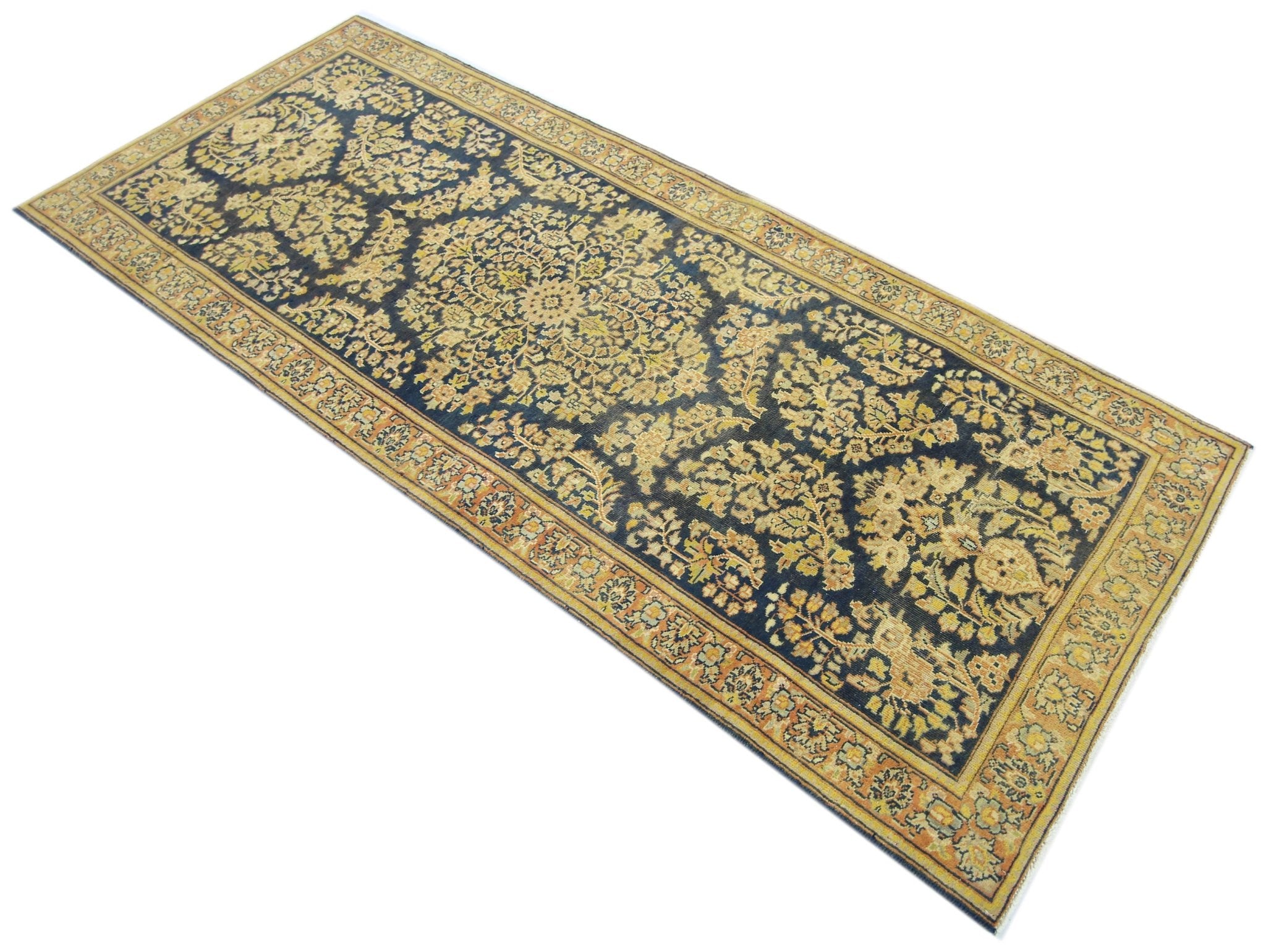 Handmade Vintage Persian Rug | 200 x 83 cm | 6'7" x 2'9" - Najaf Rugs & Textile