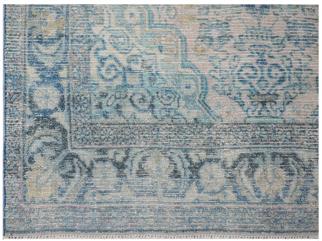 Handmade Vintage Persian Rug | 201 x 127 cm | 6'7" x 4'2' - Najaf Rugs & Textile