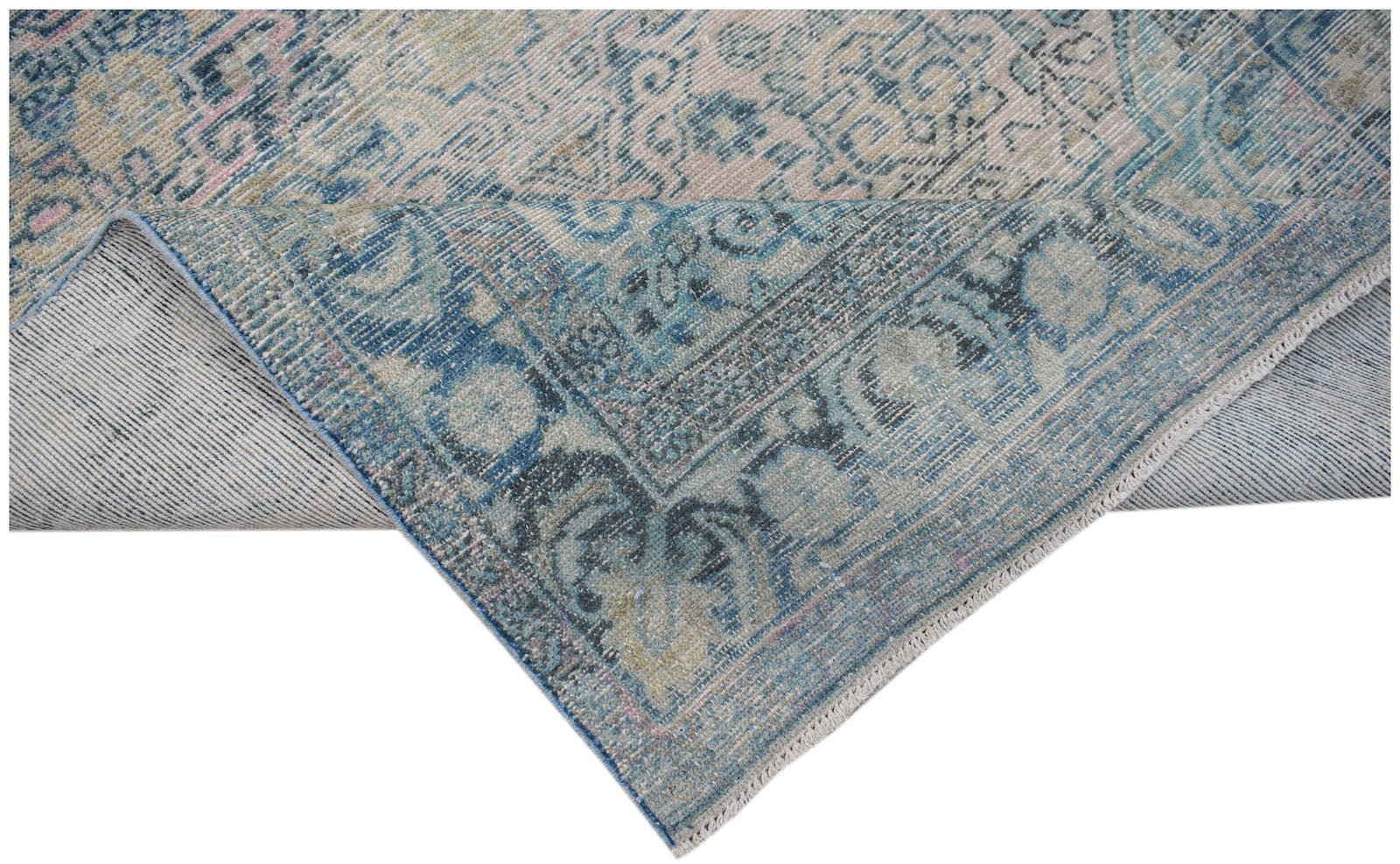 Handmade Vintage Persian Rug | 201 x 127 cm | 6'7" x 4'2' - Najaf Rugs & Textile