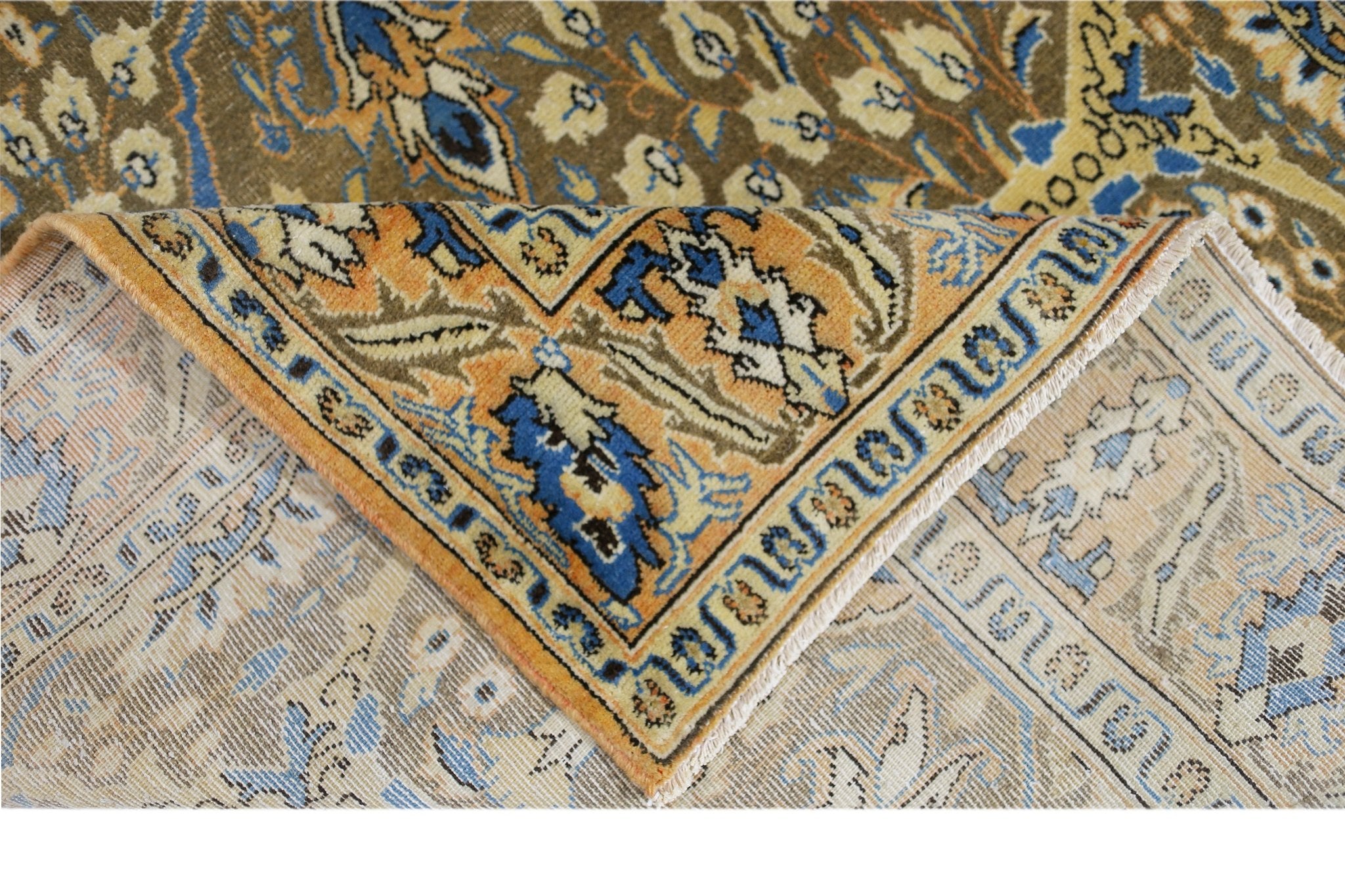 Handmade Vintage Persian Rug | 203 x 132 cm | 6'8" x 4'4" - Najaf Rugs & Textile